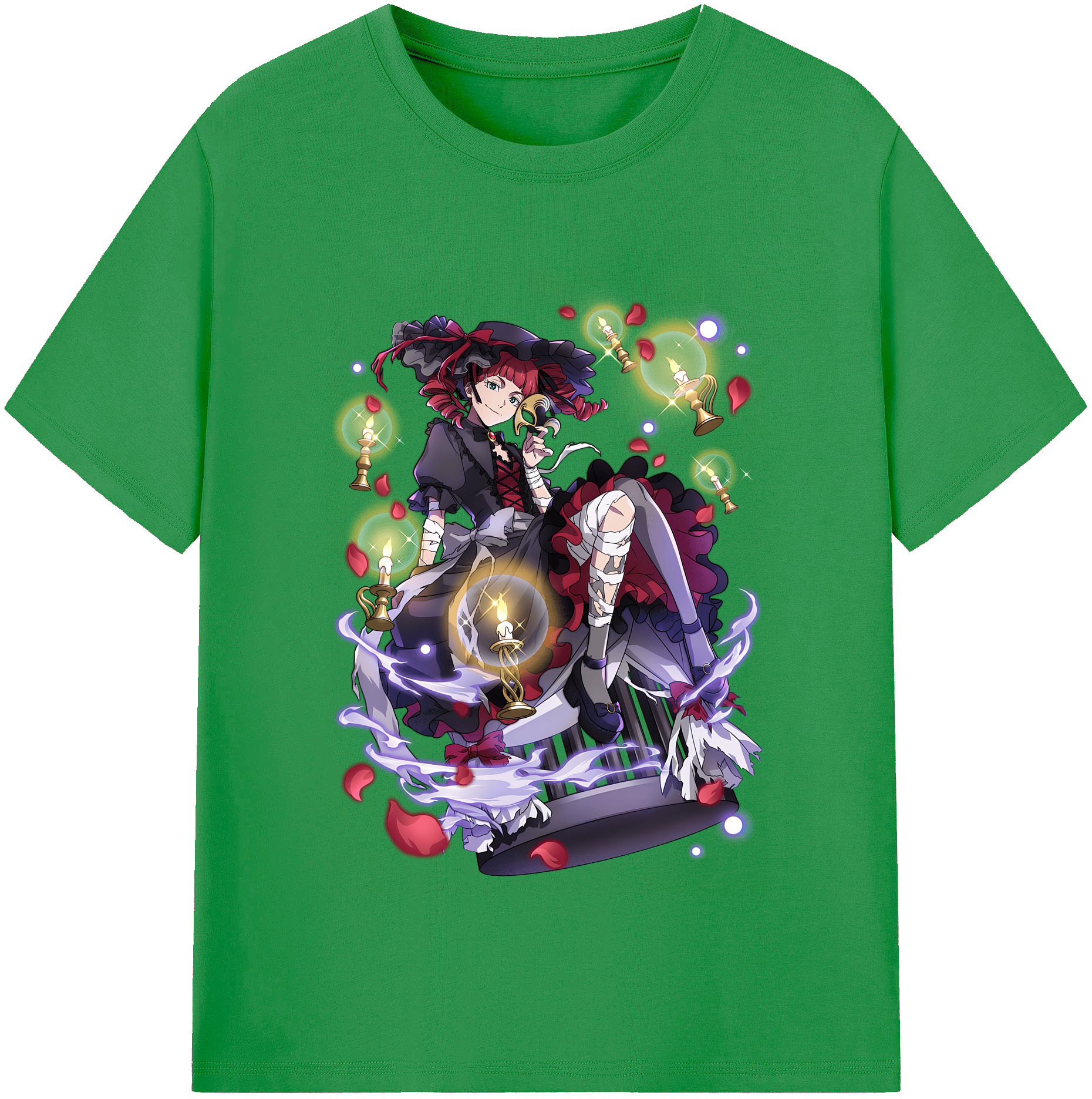 （画像用） 文豪ストレイドッグス Bungo Stray Dogs レディースカジュアルプリントTシャツ（綿100％）