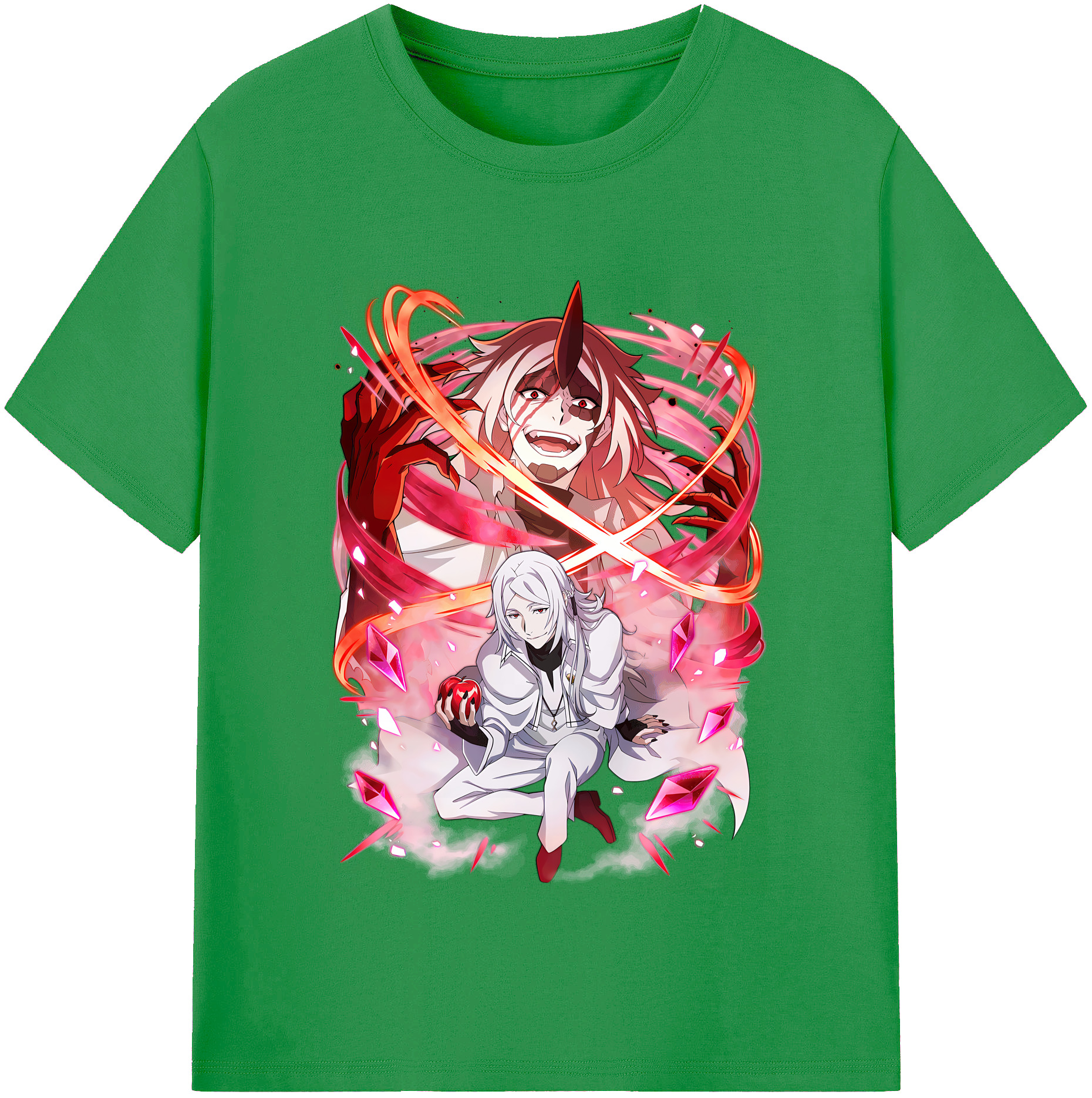 （画像用） 文豪ストレイドッグス Bungo Stray Dogs レディースカジュアルプリントTシャツ（綿100％）
