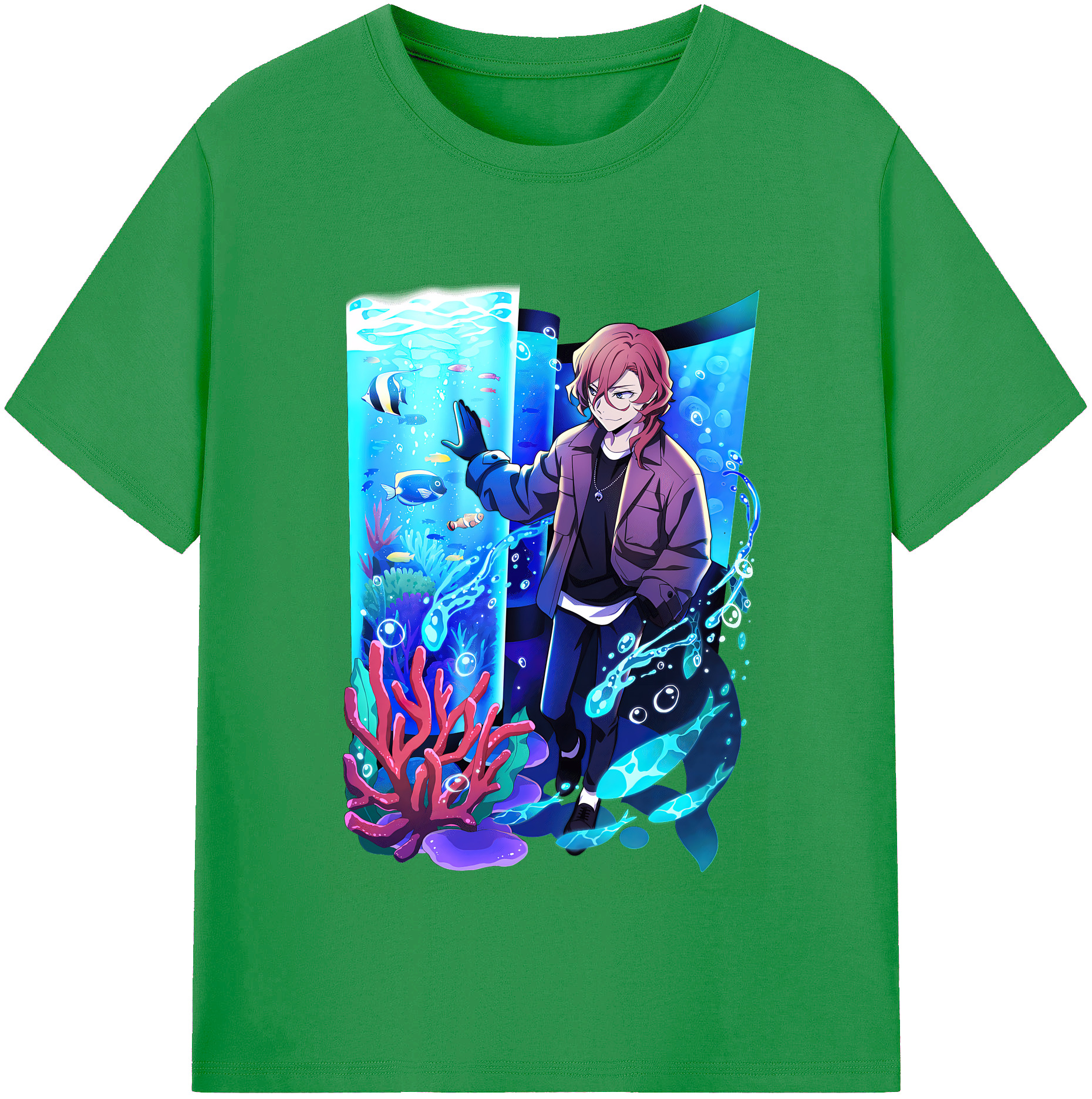 （画像用） 文豪ストレイドッグス Bungo Stray Dogs レディースカジュアルプリントTシャツ（綿100％）