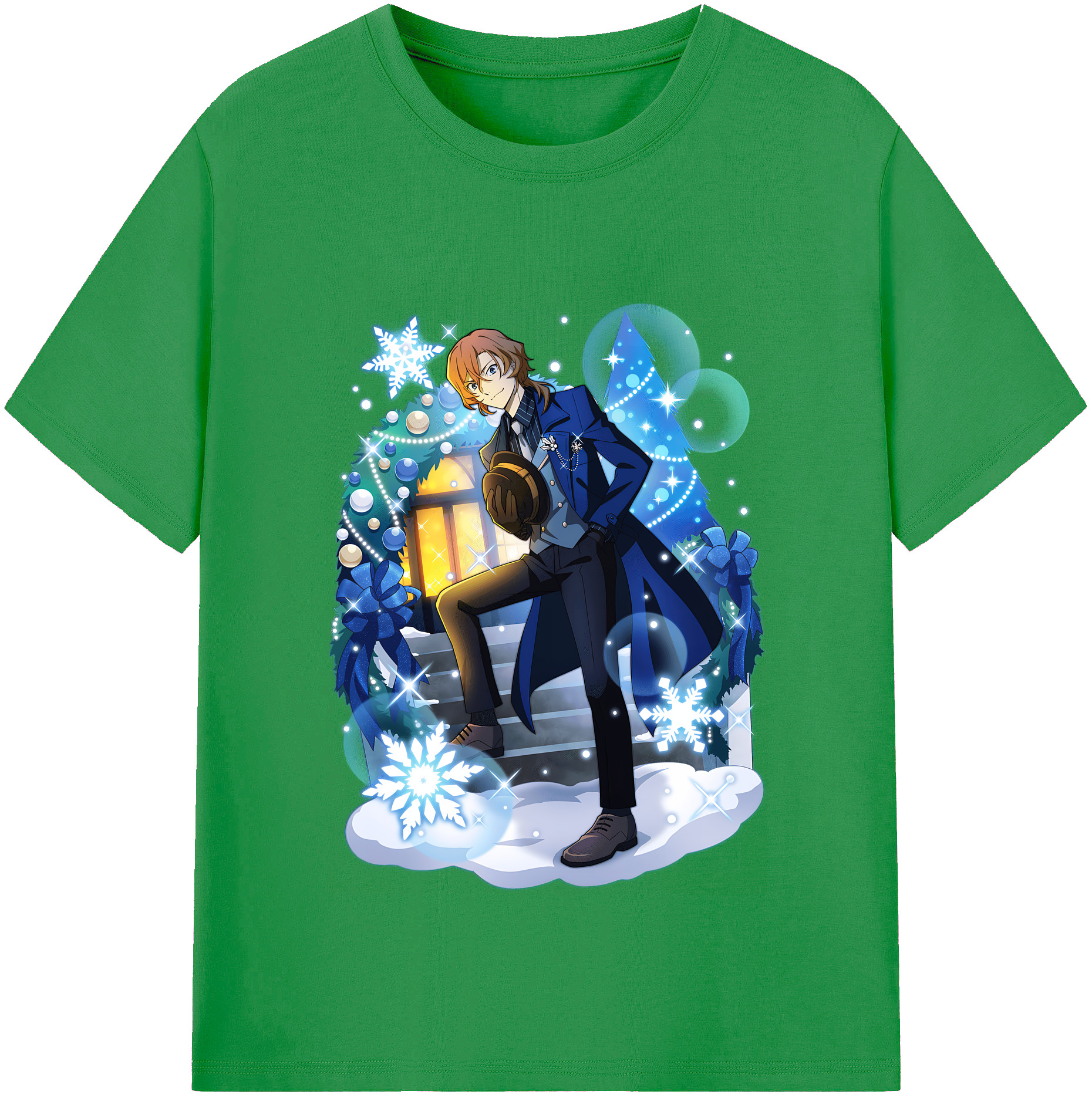 （画像用） 文豪ストレイドッグス Bungo Stray Dogs レディースカジュアルプリントTシャツ（綿100％）