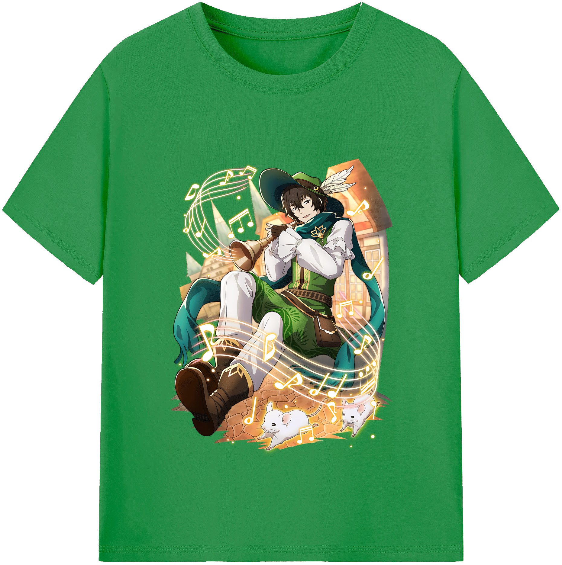 （画像用） 文豪ストレイドッグス Bungo Stray Dogs レディースカジュアルプリントTシャツ（綿100％）