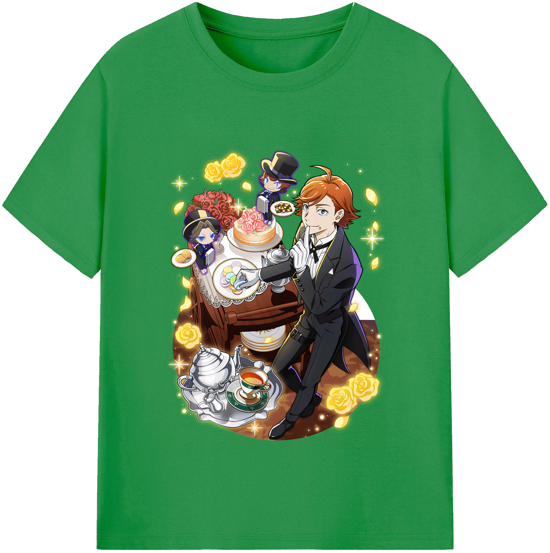 （画像用） 文豪ストレイドッグス Bungo Stray Dogs レディースカジュアルプリントTシャツ（綿100％）