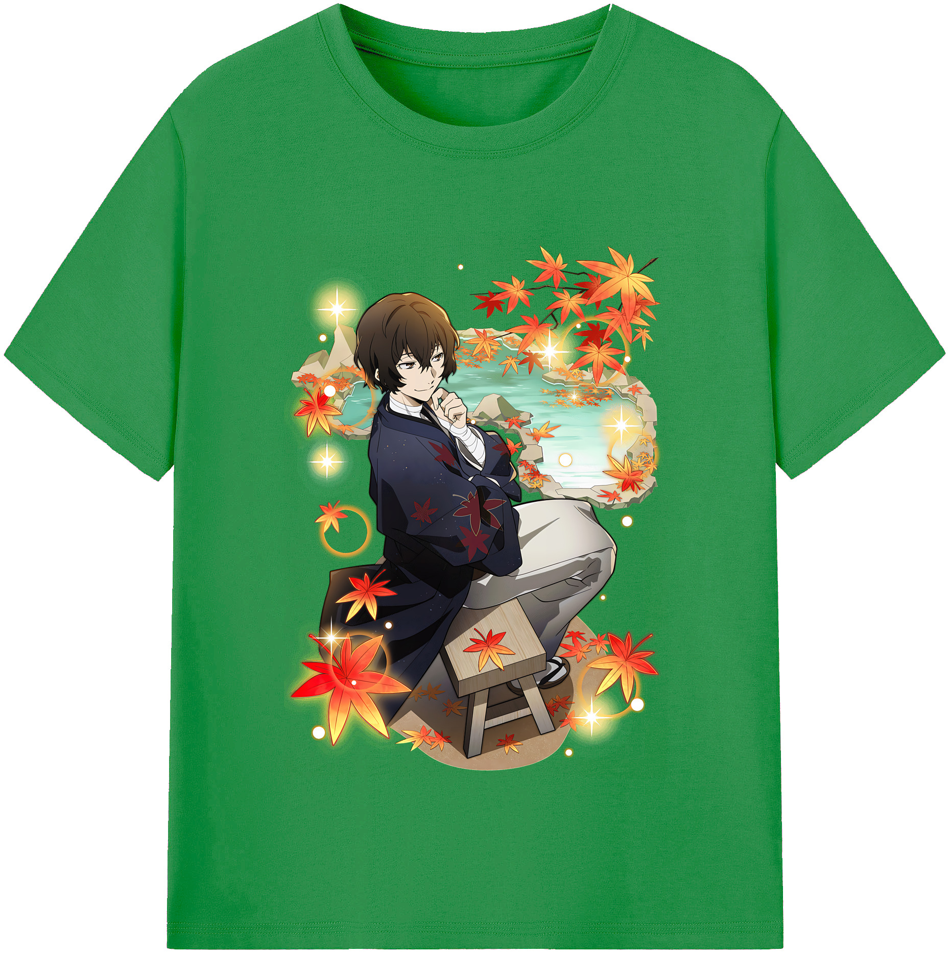 （画像用） 文豪ストレイドッグス Bungo Stray Dogs レディースカジュアルプリントTシャツ（綿100％）