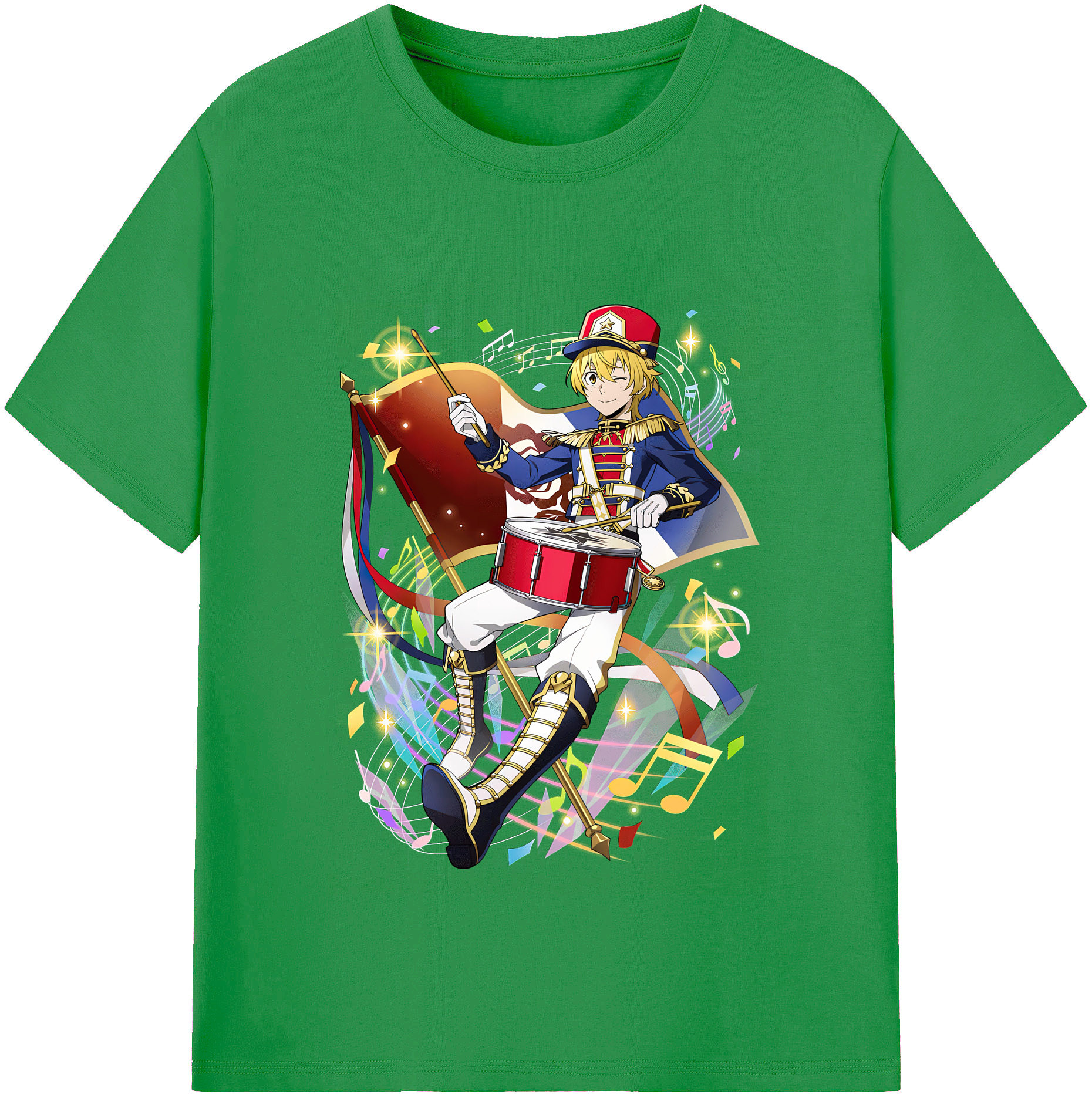 （画像用） 文豪ストレイドッグス Bungo Stray Dogs レディースカジュアルプリントTシャツ（綿100％）