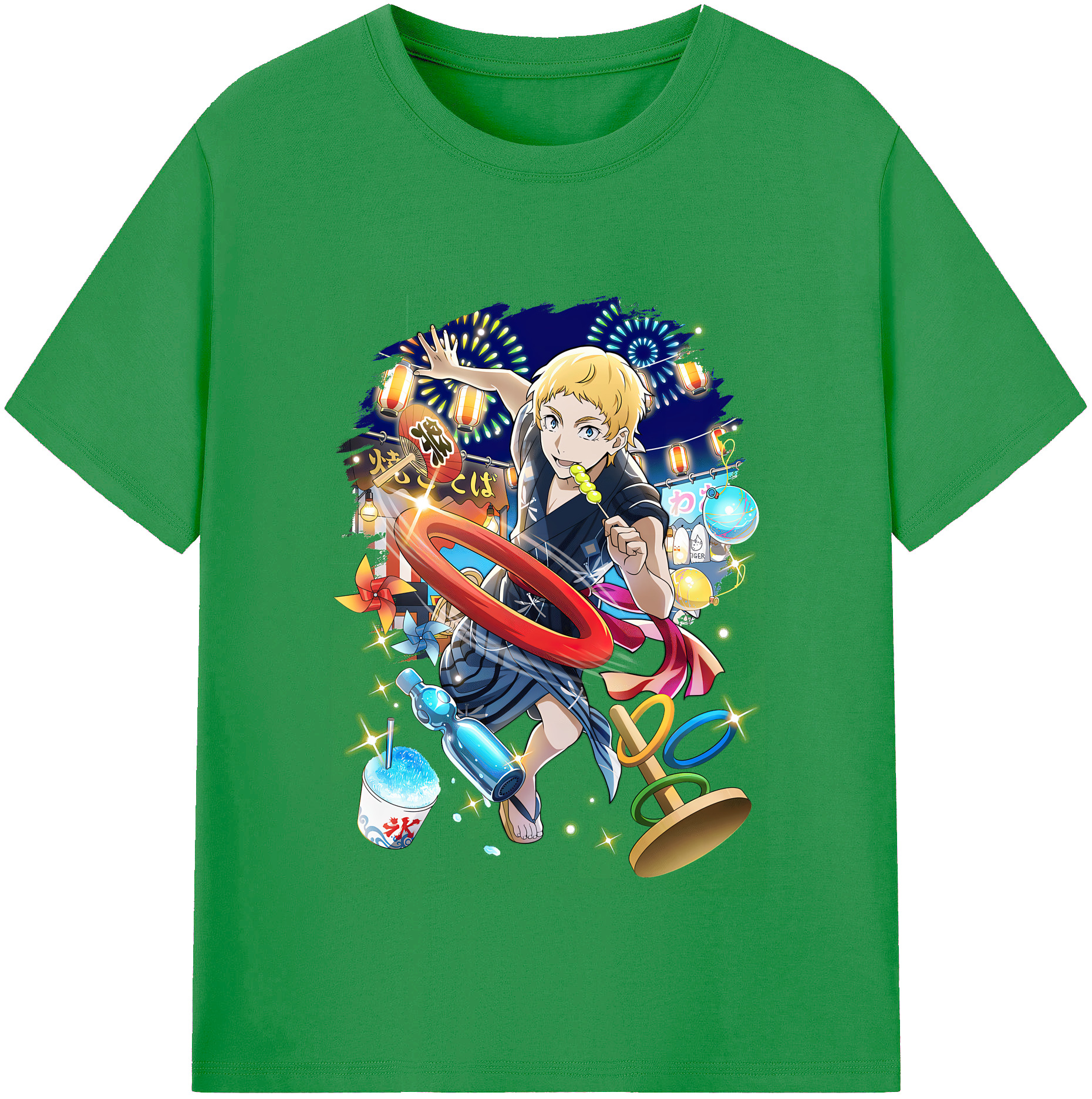 （画像用） 文豪ストレイドッグス Bungo Stray Dogs レディースカジュアルプリントTシャツ（綿100％）