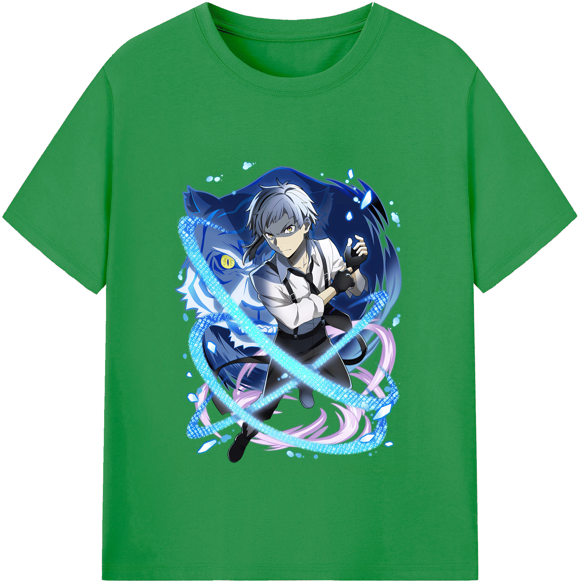 （画像用） 文豪ストレイドッグス Bungo Stray Dogs レディースカジュアルプリントTシャツ（綿100％）