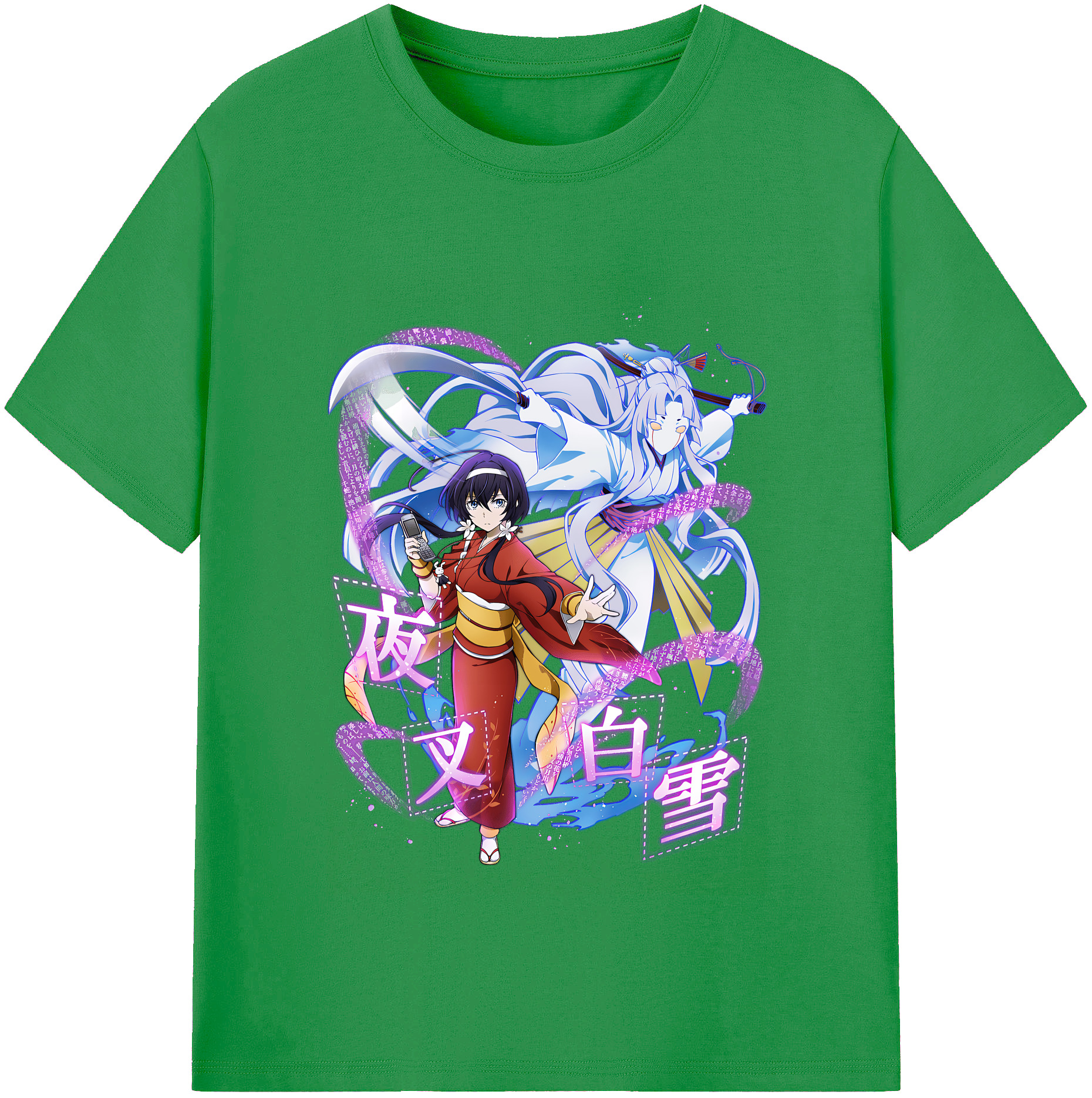 （画像用） 文豪ストレイドッグス Bungo Stray Dogs レディースカジュアルプリントTシャツ（綿100％）
