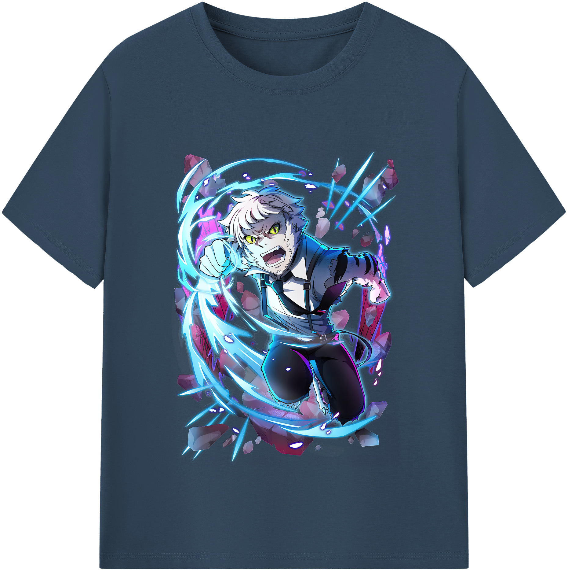 （画像用） 文豪ストレイドッグス Bungo Stray Dogs レディースカジュアルプリントTシャツ（綿100％）