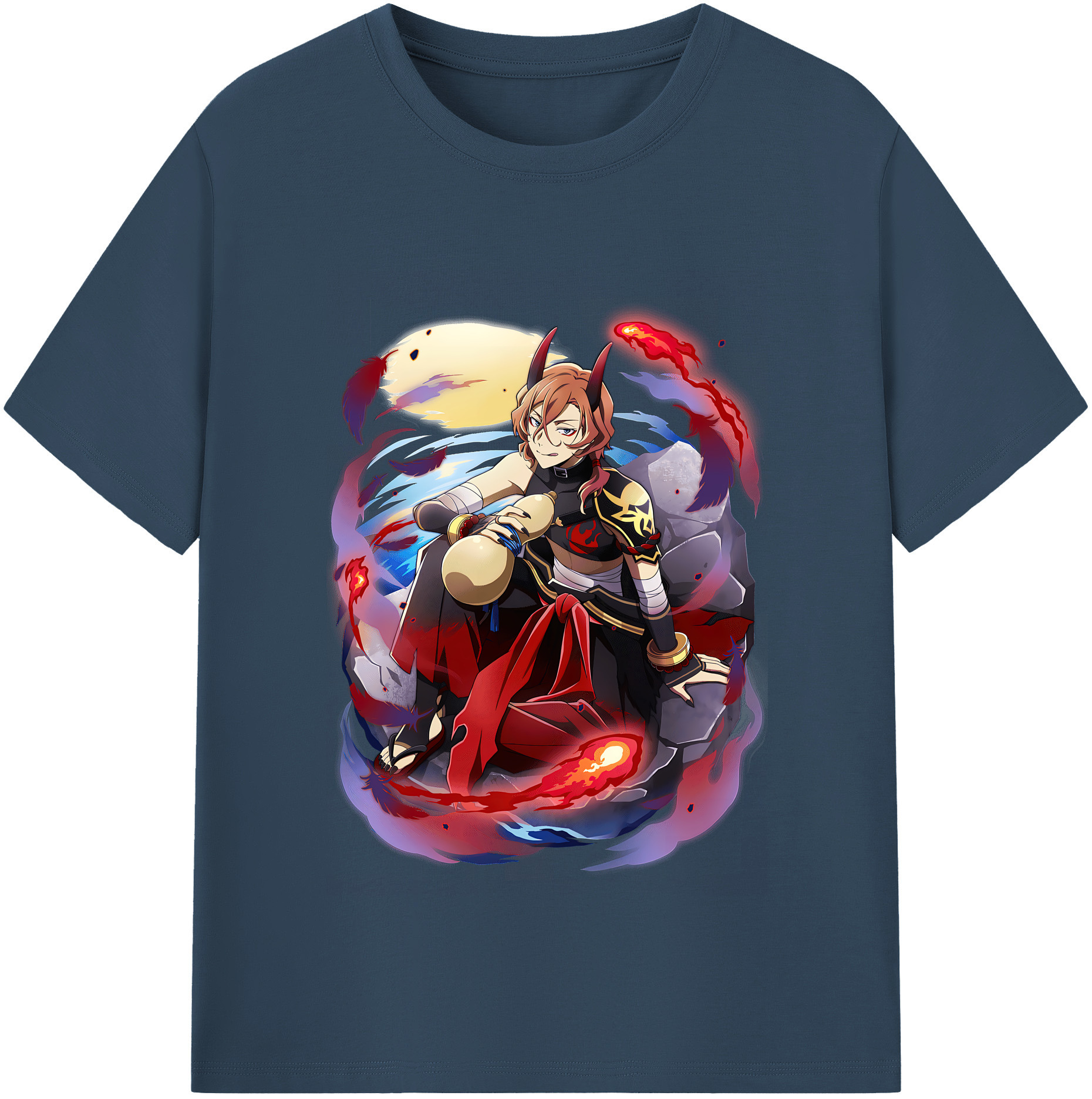 （画像用） 文豪ストレイドッグス Bungo Stray Dogs レディースカジュアルプリントTシャツ（綿100％）