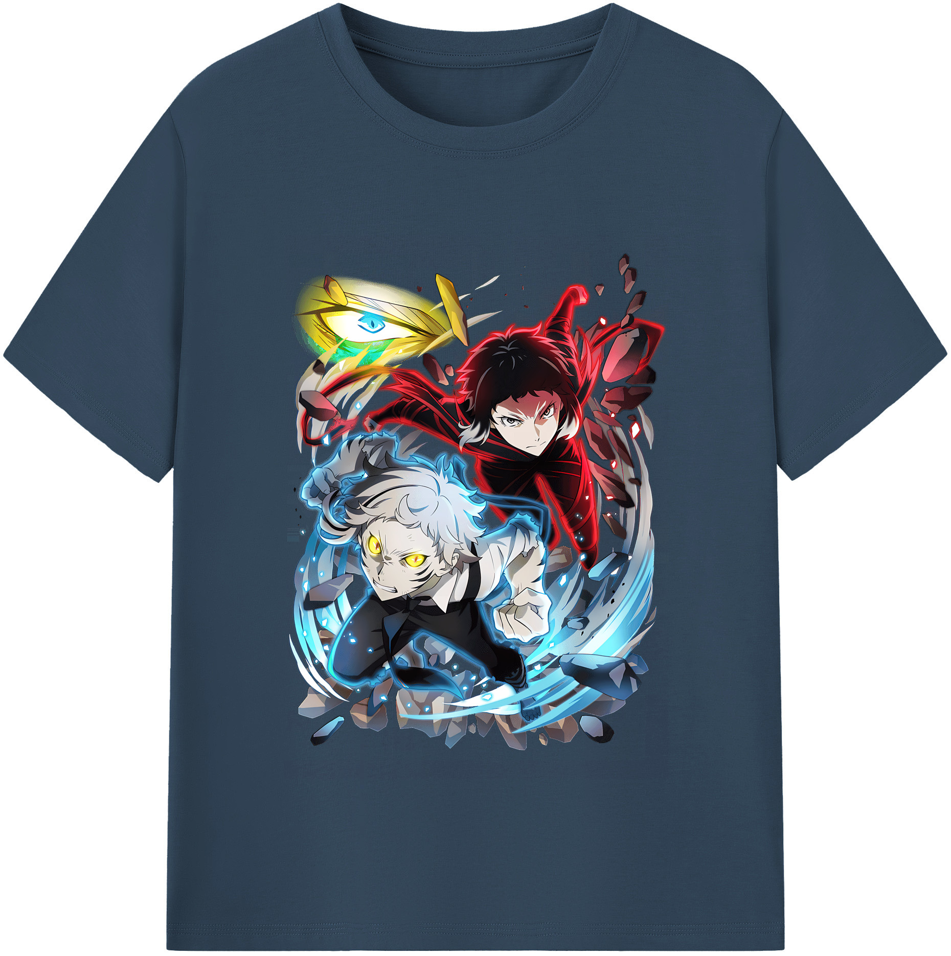 （画像用） 文豪ストレイドッグス Bungo Stray Dogs レディースカジュアルプリントTシャツ（綿100％）