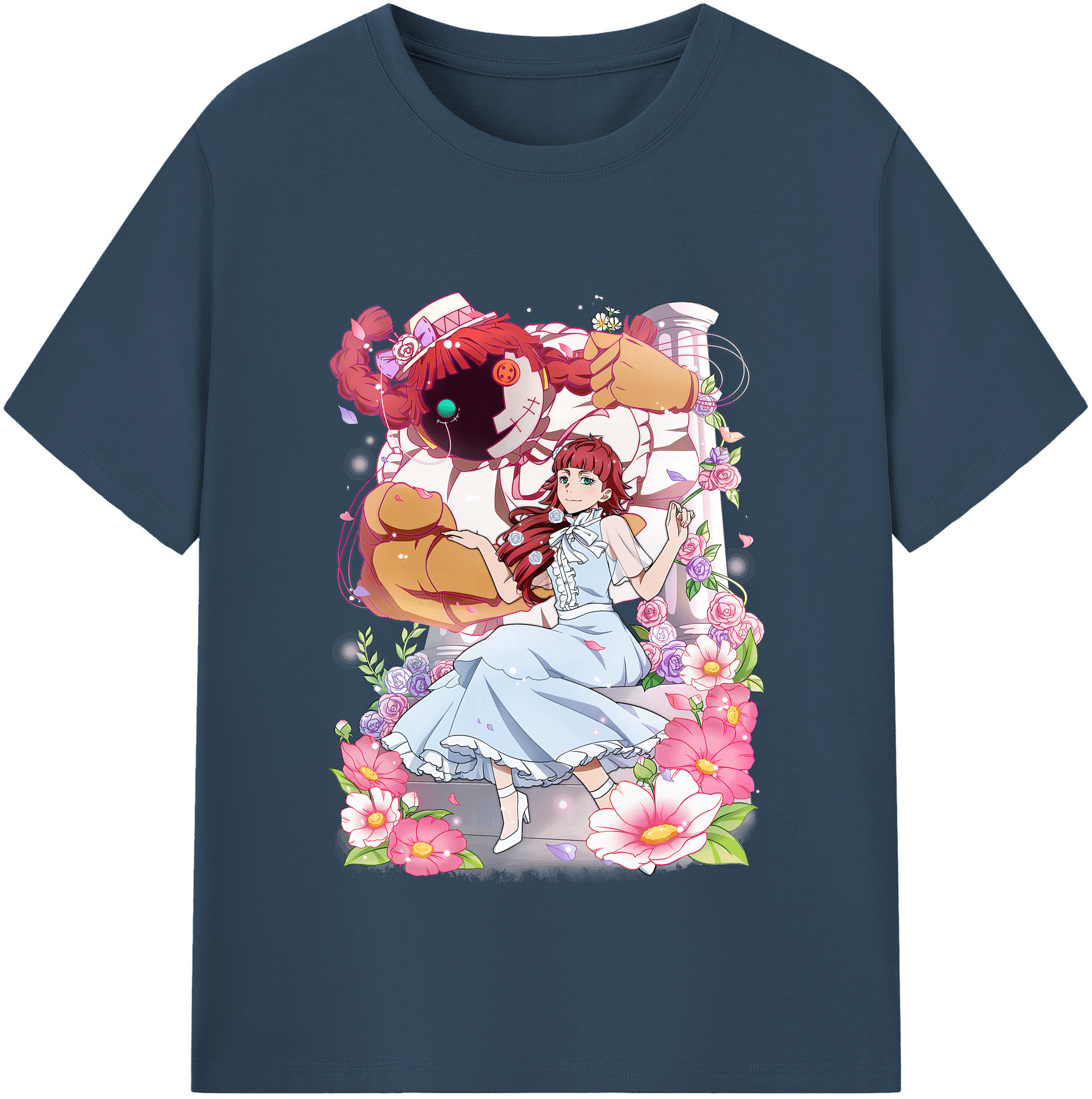 （画像用） 文豪ストレイドッグス Bungo Stray Dogs レディースカジュアルプリントTシャツ（綿100％）