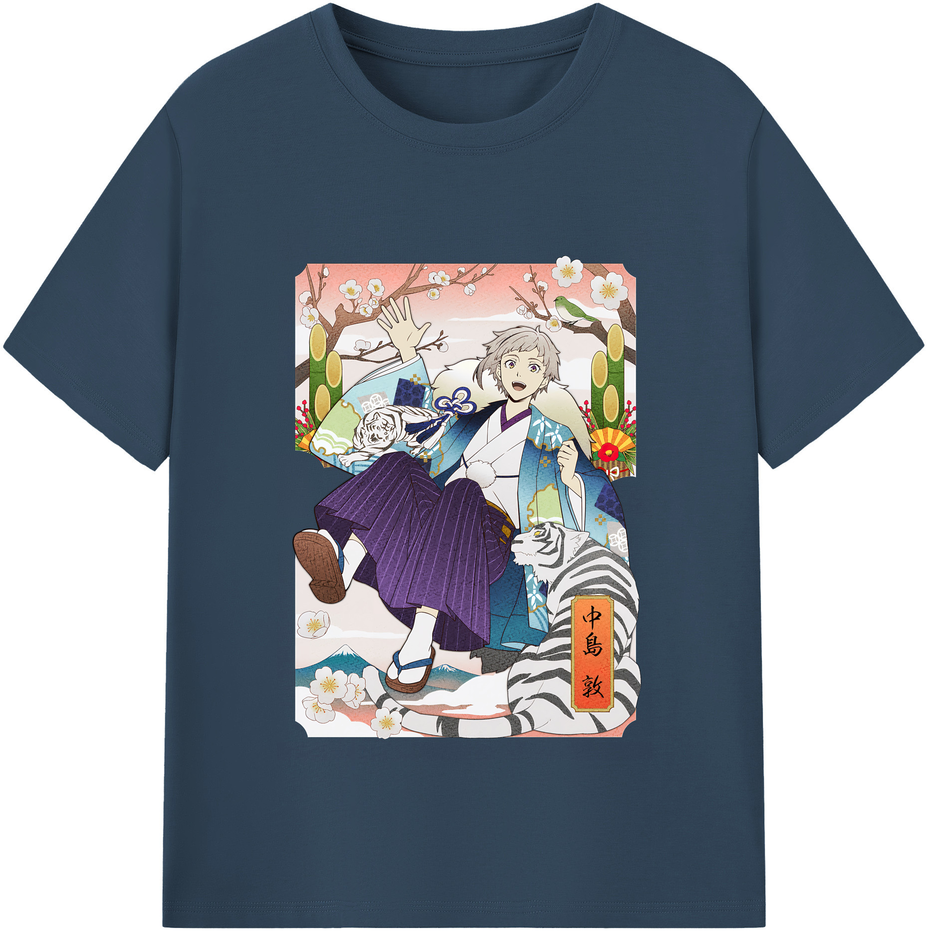 （画像用） 文豪ストレイドッグス Bungo Stray Dogs レディースカジュアルプリントTシャツ（綿100％）