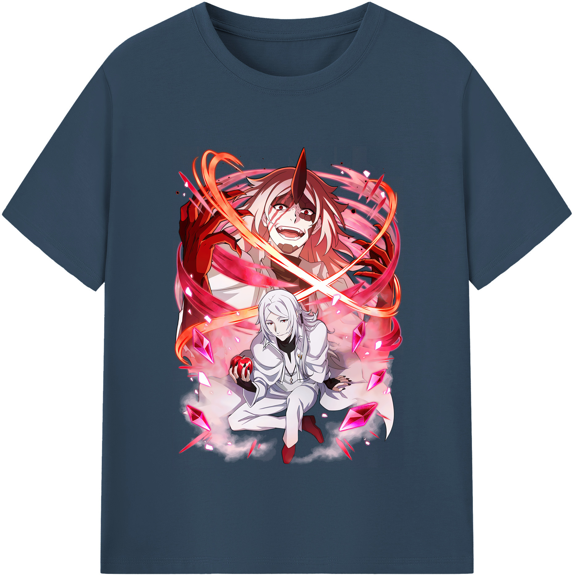 （画像用） 文豪ストレイドッグス Bungo Stray Dogs レディースカジュアルプリントTシャツ（綿100％）