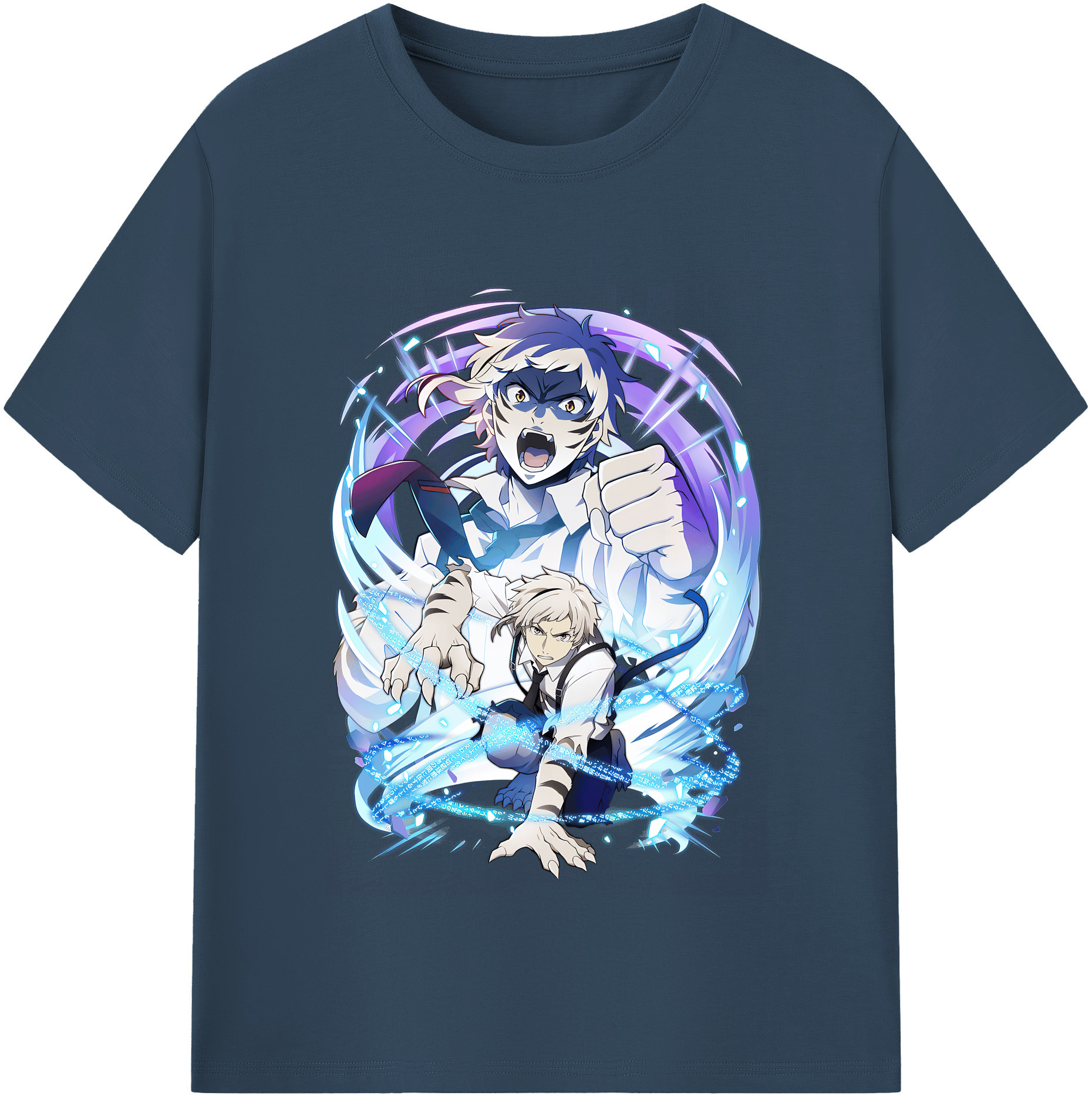 （画像用） 文豪ストレイドッグス Bungo Stray Dogs レディースカジュアルプリントTシャツ（綿100％）
