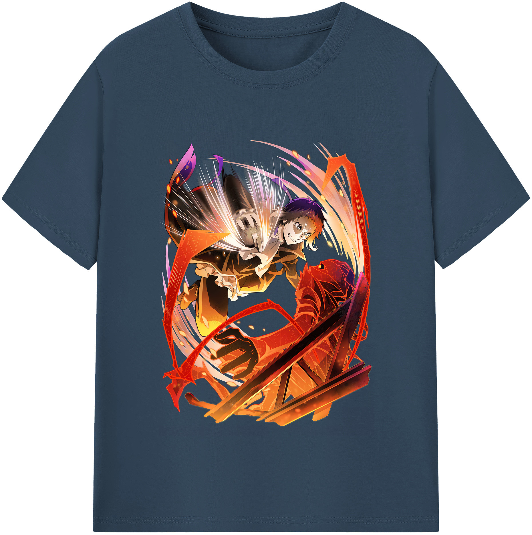 （画像用） 文豪ストレイドッグス Bungo Stray Dogs レディースカジュアルプリントTシャツ（綿100％）