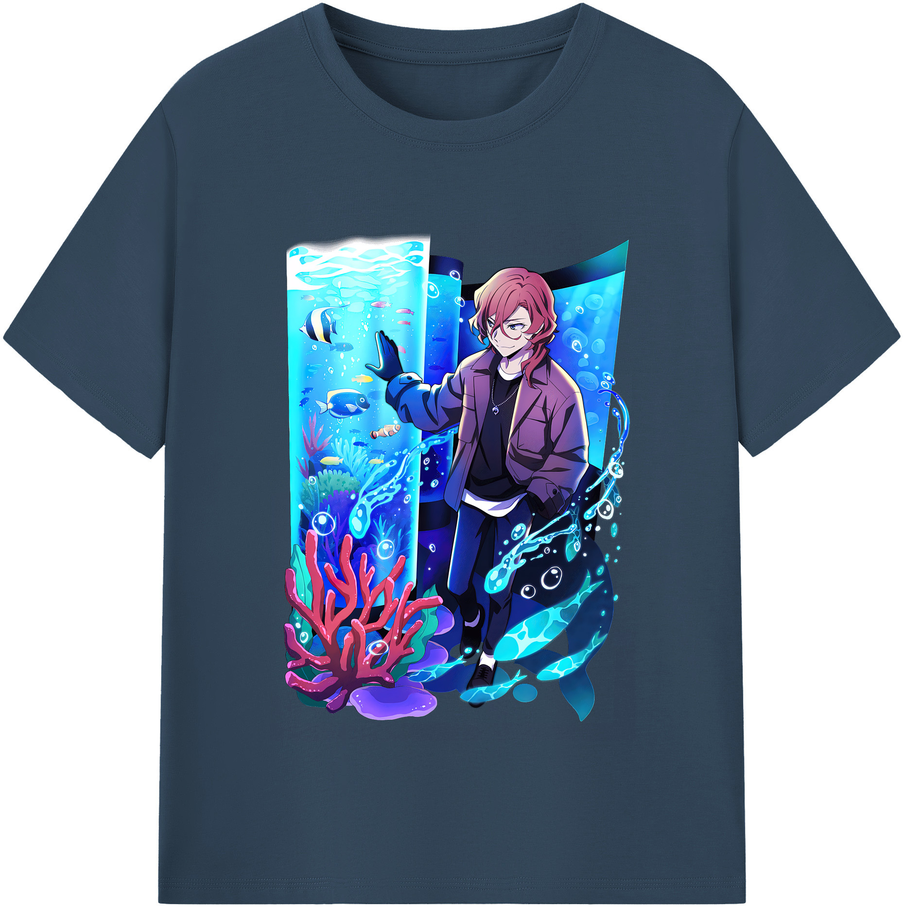 （画像用） 文豪ストレイドッグス Bungo Stray Dogs レディースカジュアルプリントTシャツ（綿100％）
