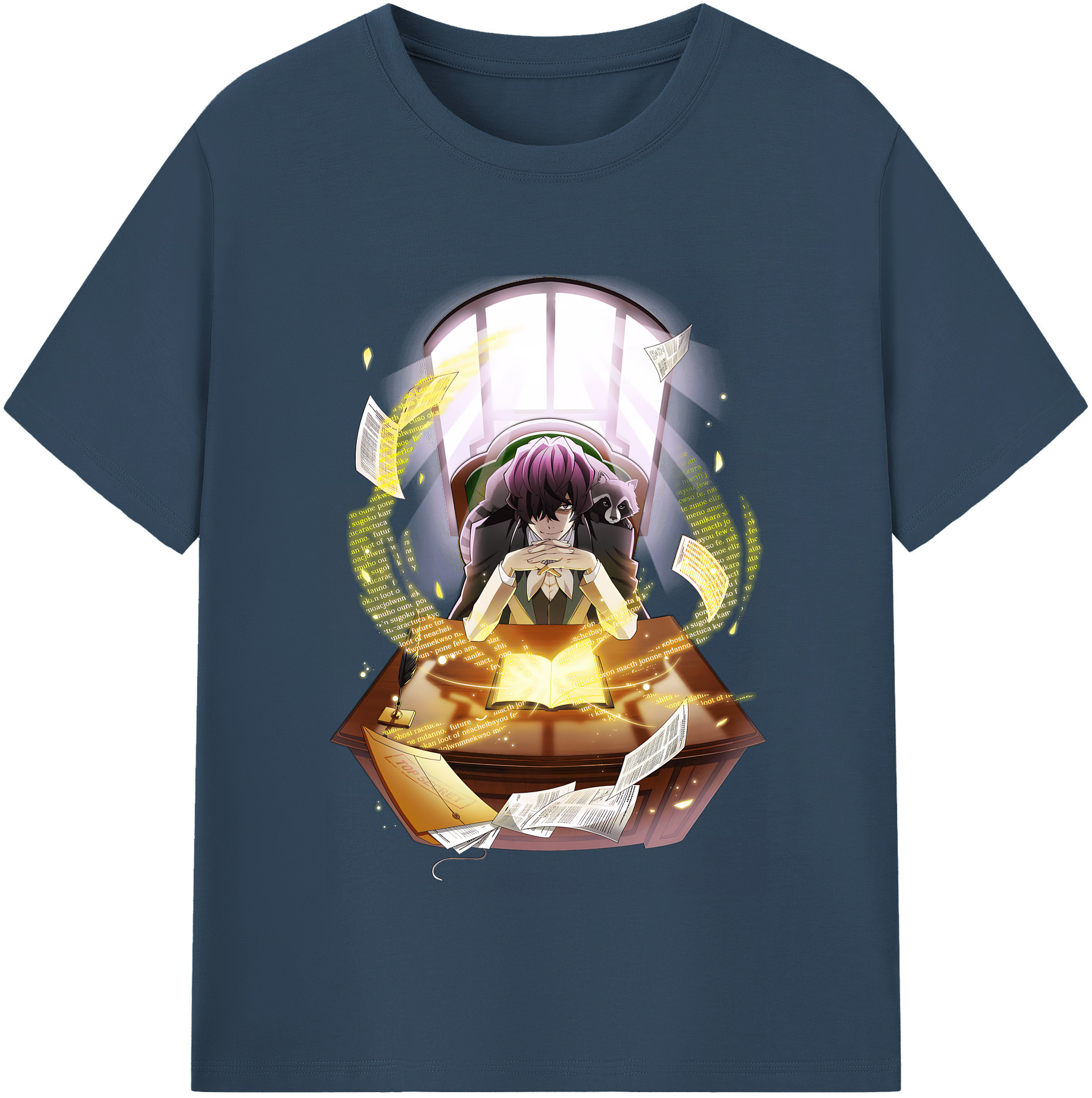 （画像用） 文豪ストレイドッグス Bungo Stray Dogs レディースカジュアルプリントTシャツ（綿100％）