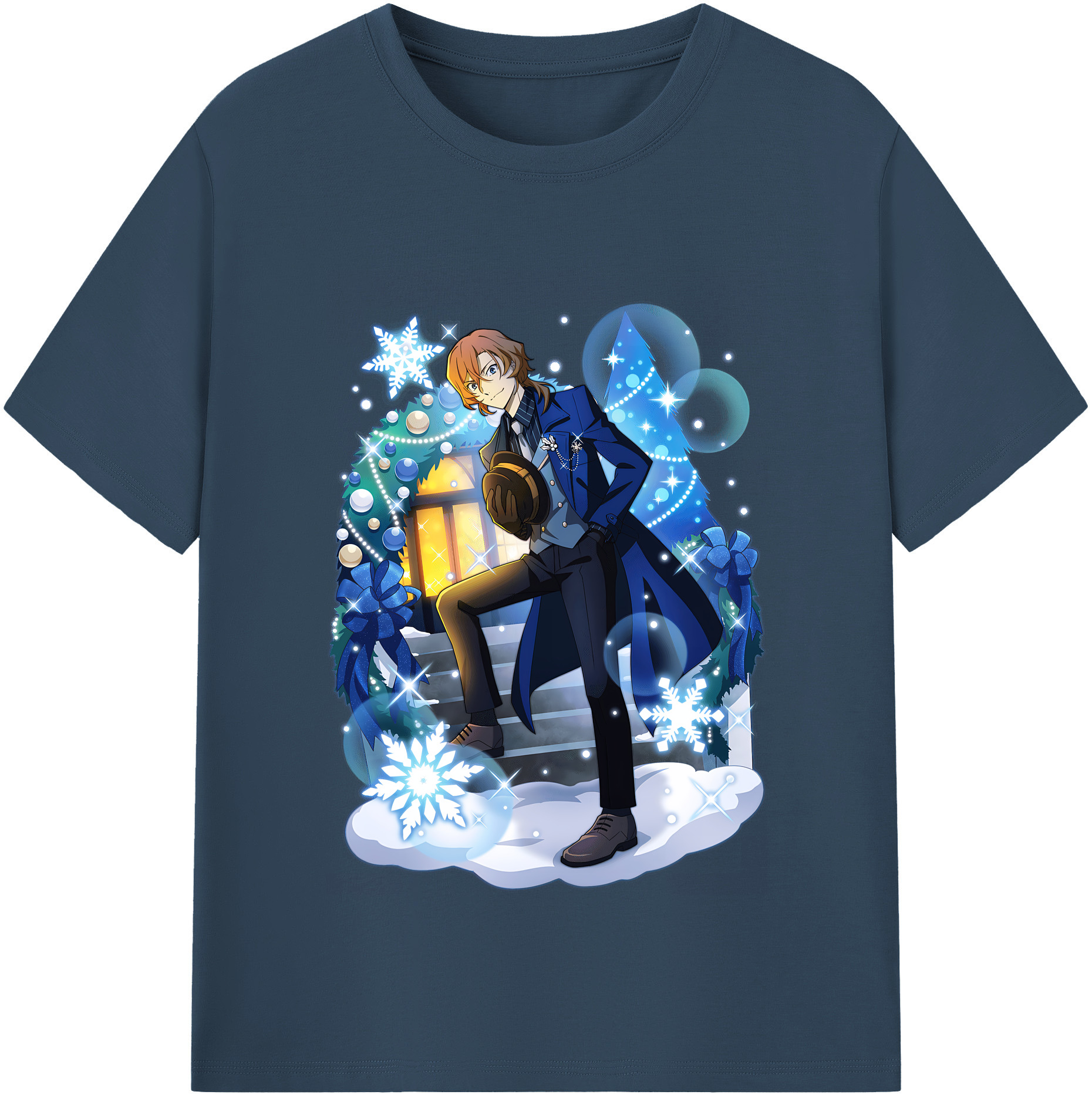 （画像用） 文豪ストレイドッグス Bungo Stray Dogs レディースカジュアルプリントTシャツ（綿100％）
