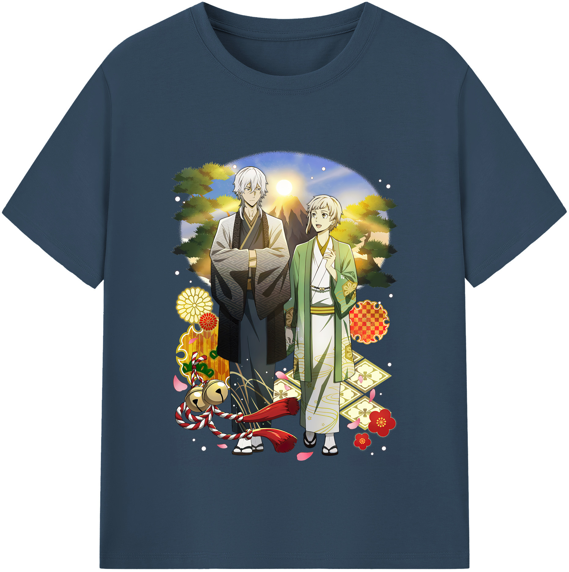 （画像用） 文豪ストレイドッグス Bungo Stray Dogs レディースカジュアルプリントTシャツ（綿100％）