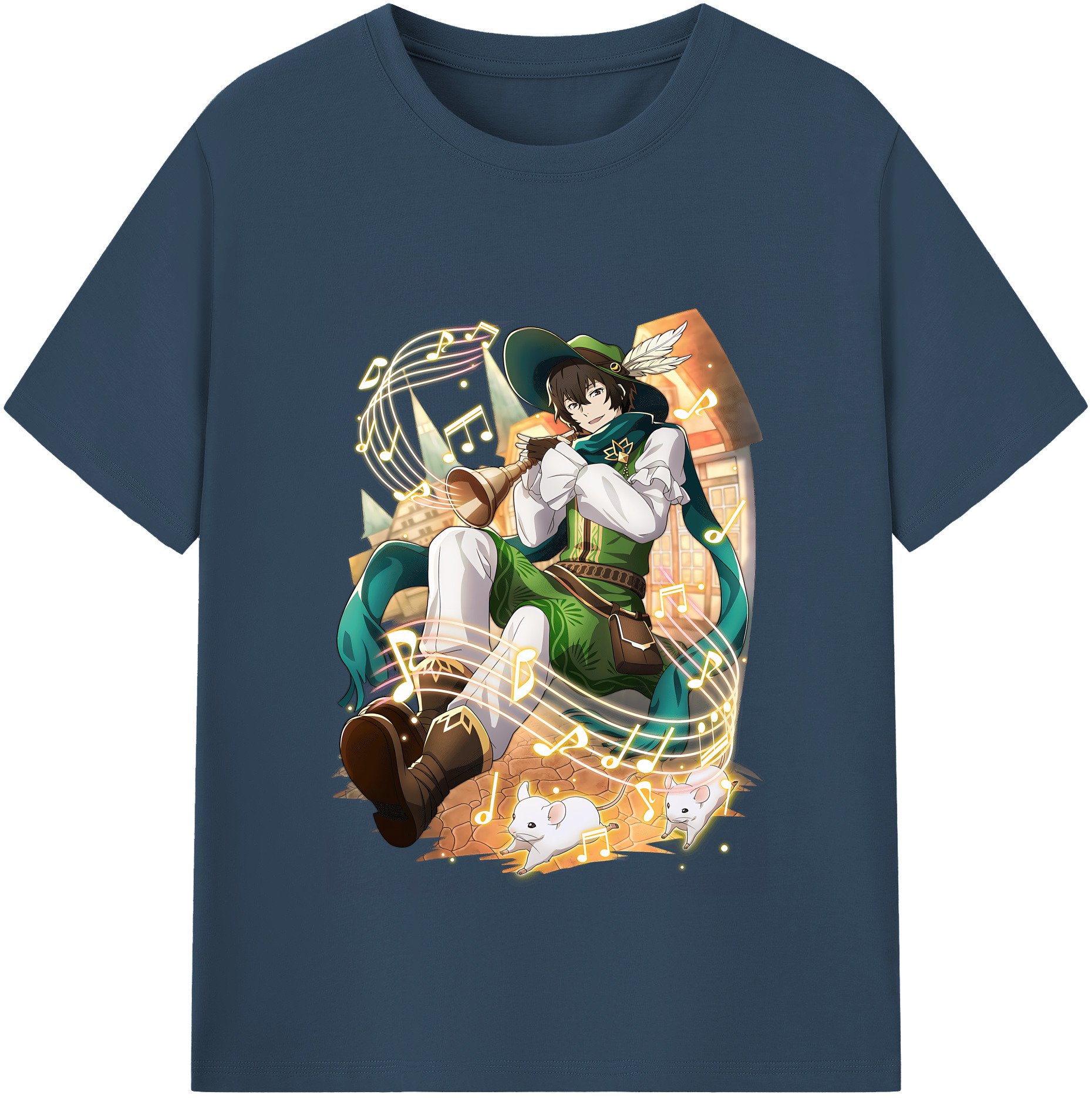 （画像用） 文豪ストレイドッグス Bungo Stray Dogs レディースカジュアルプリントTシャツ（綿100％）