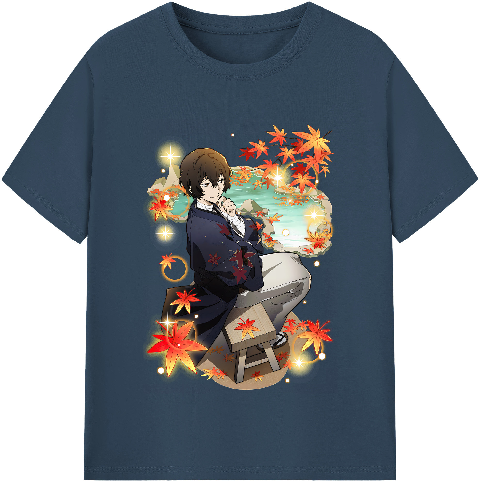（画像用） 文豪ストレイドッグス Bungo Stray Dogs レディースカジュアルプリントTシャツ（綿100％）