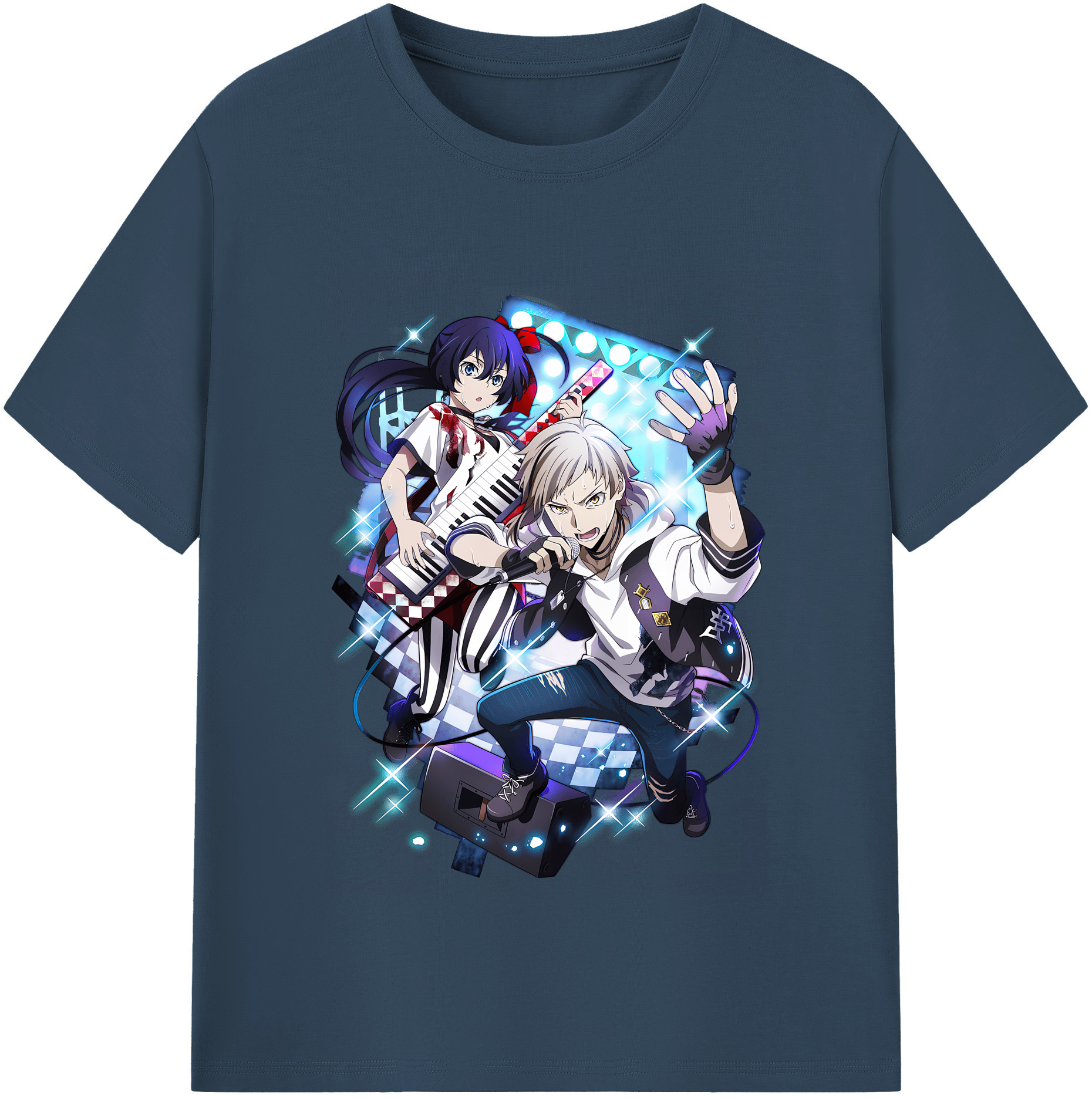 （画像用） 文豪ストレイドッグス Bungo Stray Dogs レディースカジュアルプリントTシャツ（綿100％）