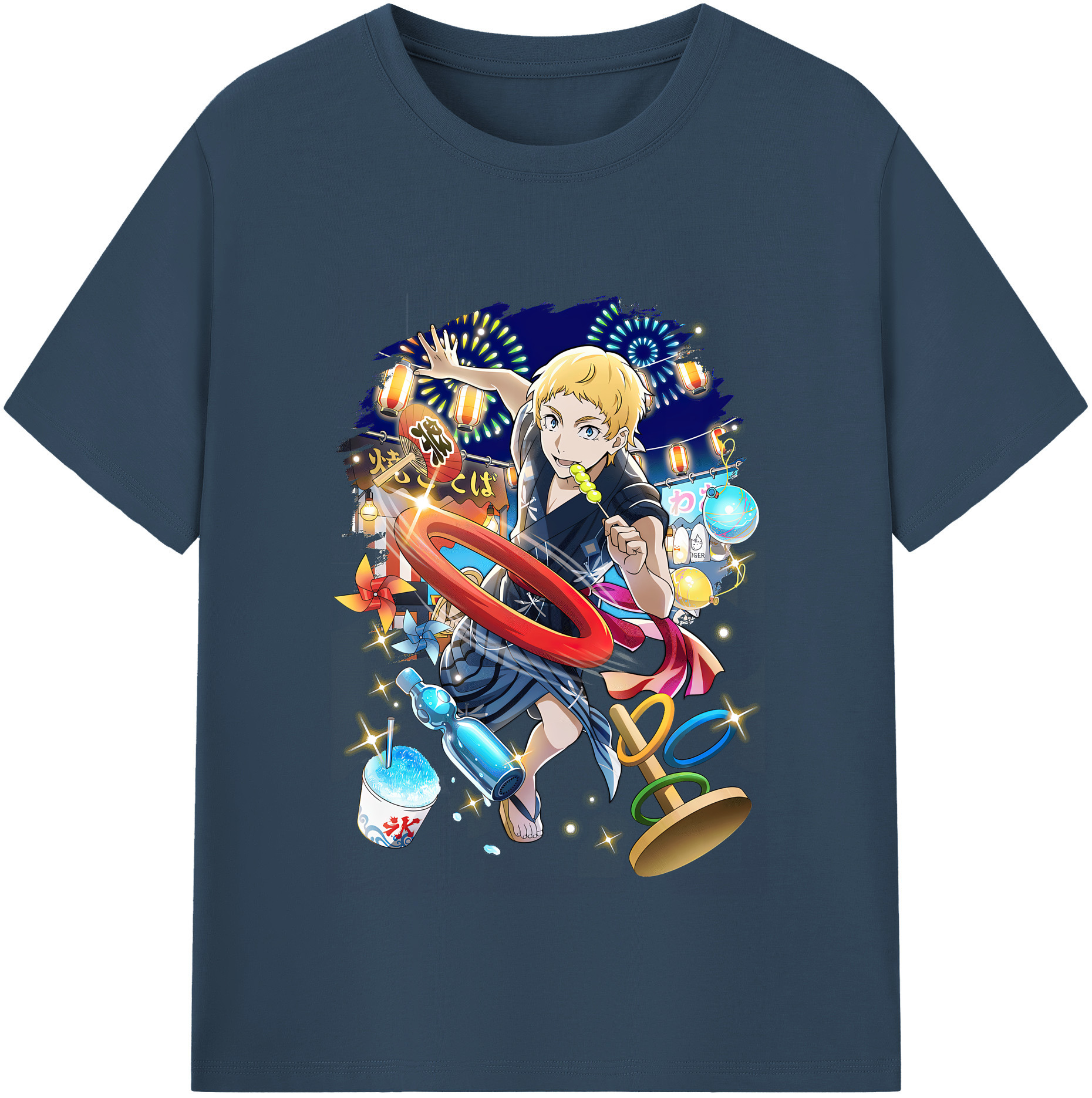 （画像用） 文豪ストレイドッグス Bungo Stray Dogs レディースカジュアルプリントTシャツ（綿100％）