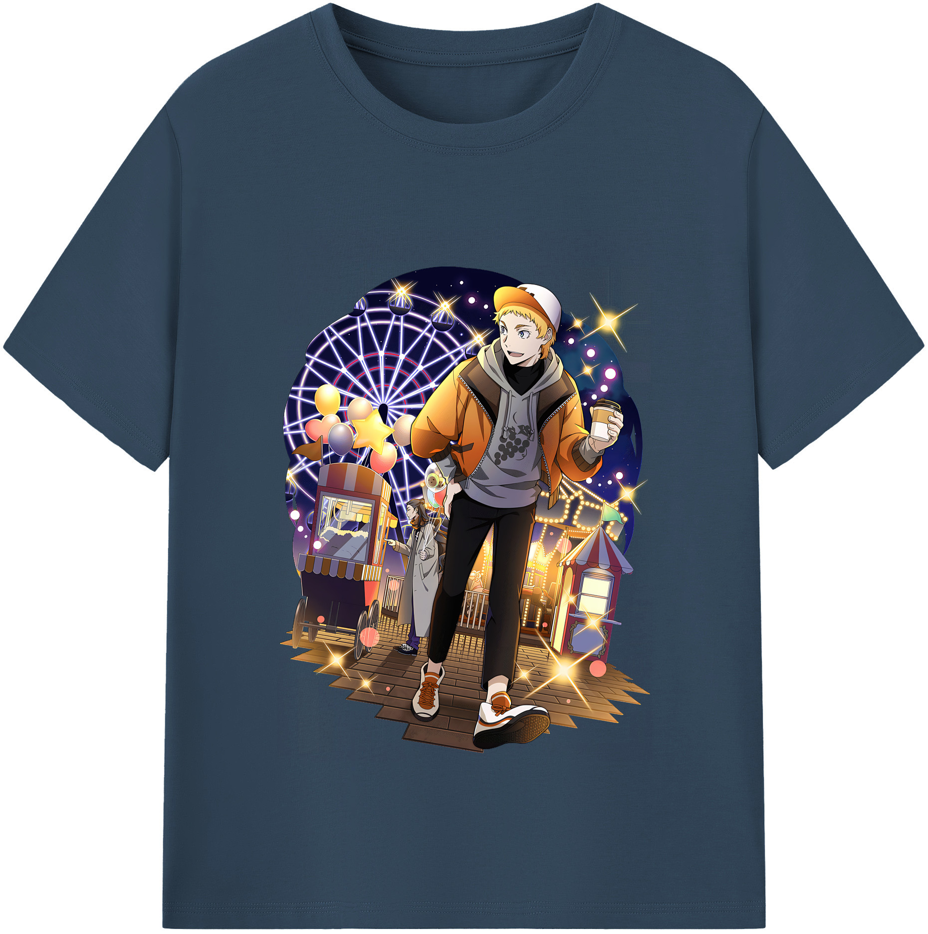 （画像用） 文豪ストレイドッグス Bungo Stray Dogs レディースカジュアルプリントTシャツ（綿100％）