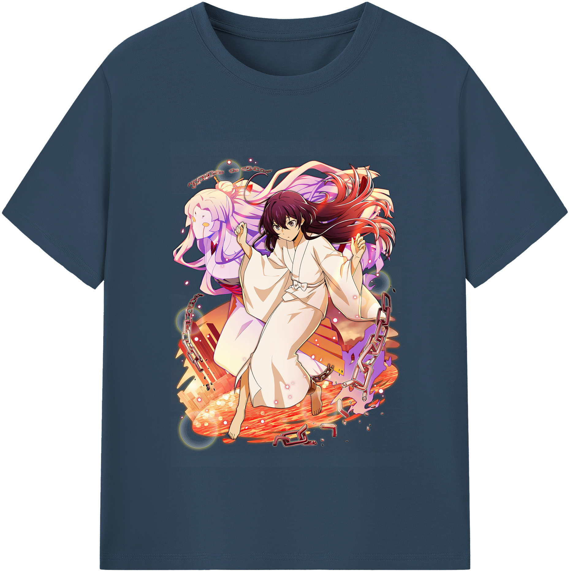 （画像用） 文豪ストレイドッグス Bungo Stray Dogs レディースカジュアルプリントTシャツ（綿100％）