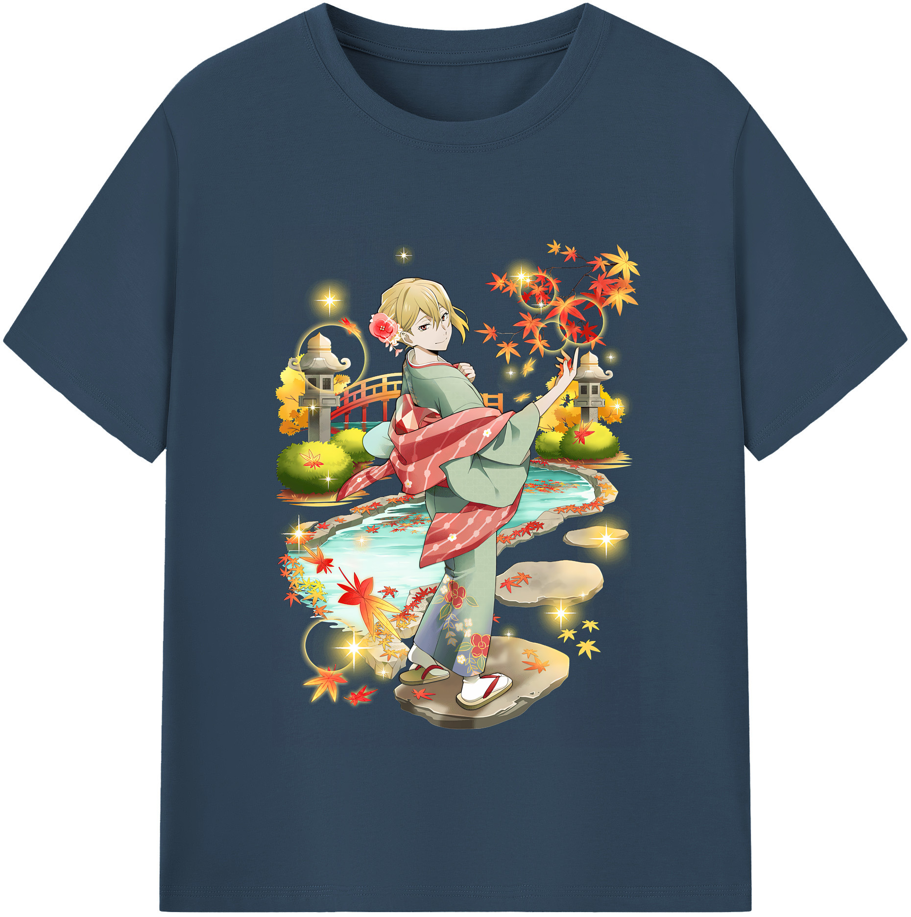 （画像用） 文豪ストレイドッグス Bungo Stray Dogs レディースカジュアルプリントTシャツ（綿100％）