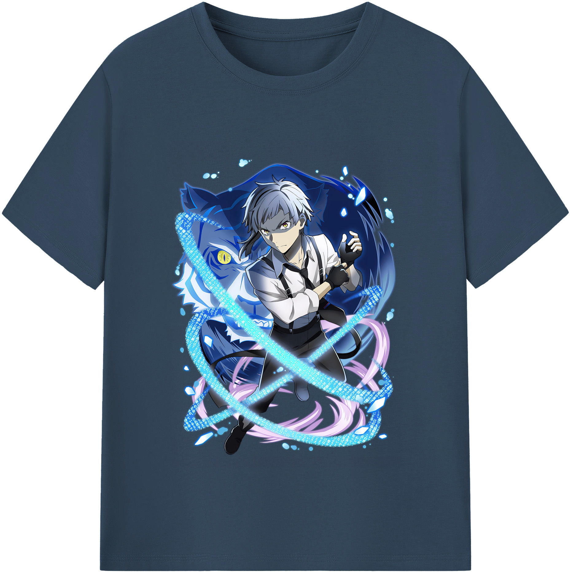 （画像用） 文豪ストレイドッグス Bungo Stray Dogs レディースカジュアルプリントTシャツ（綿100％）