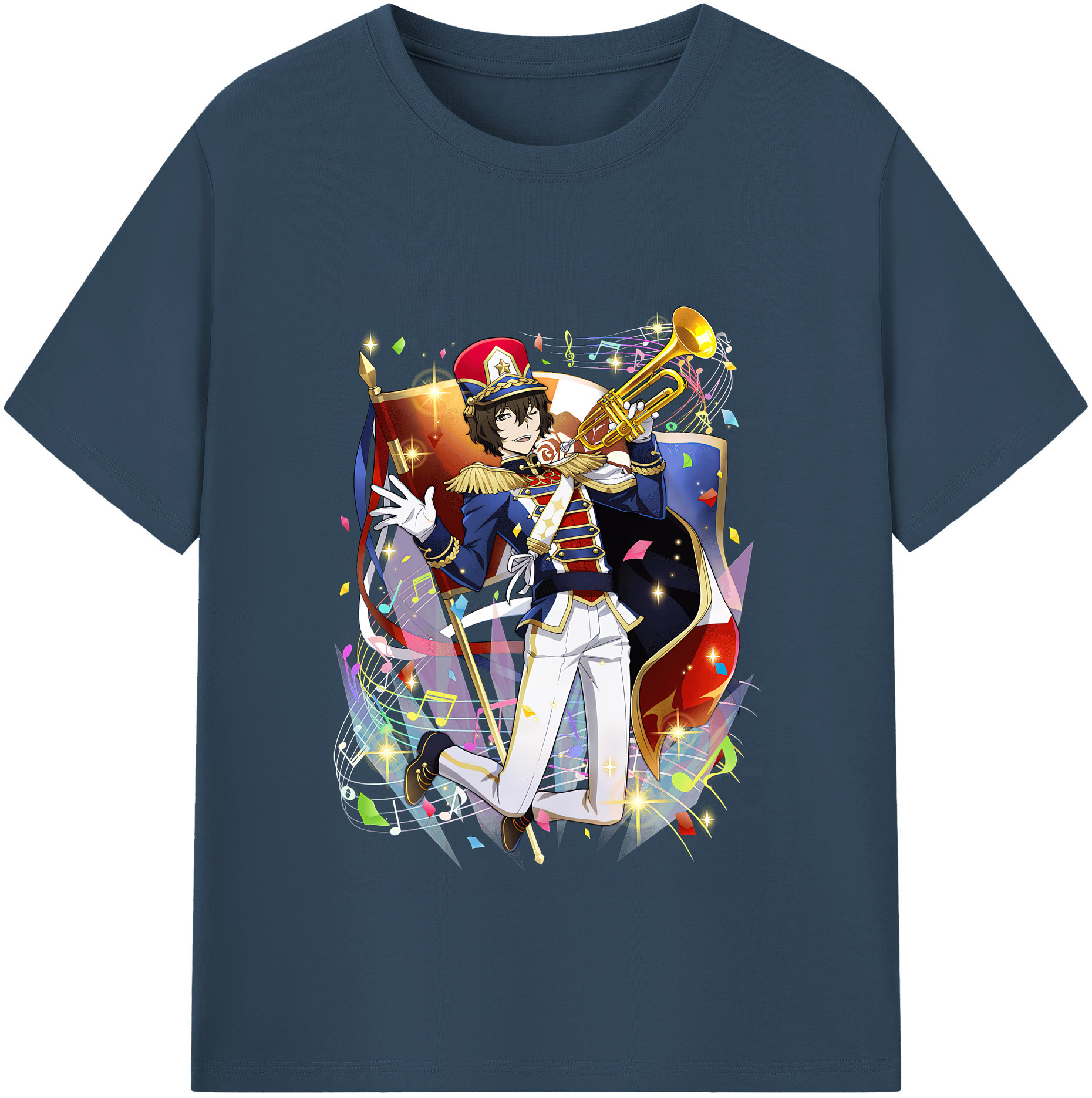 （画像用） 文豪ストレイドッグス Bungo Stray Dogs レディースカジュアルプリントTシャツ（綿100％）