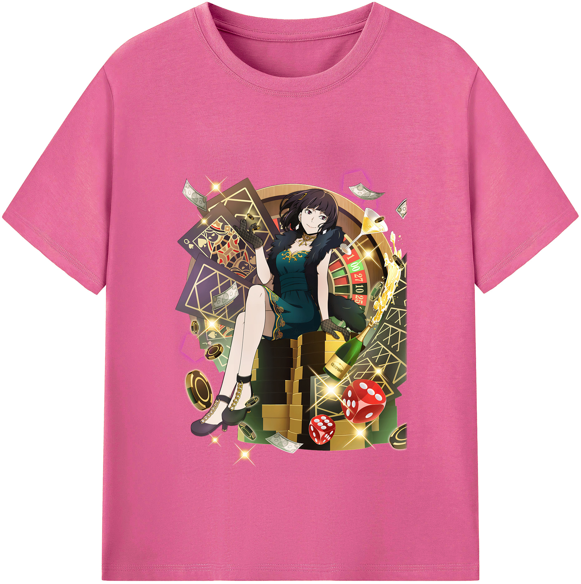 （画像用） 文豪ストレイドッグス Bungo Stray Dogs レディースカジュアルプリントTシャツ（綿100％）