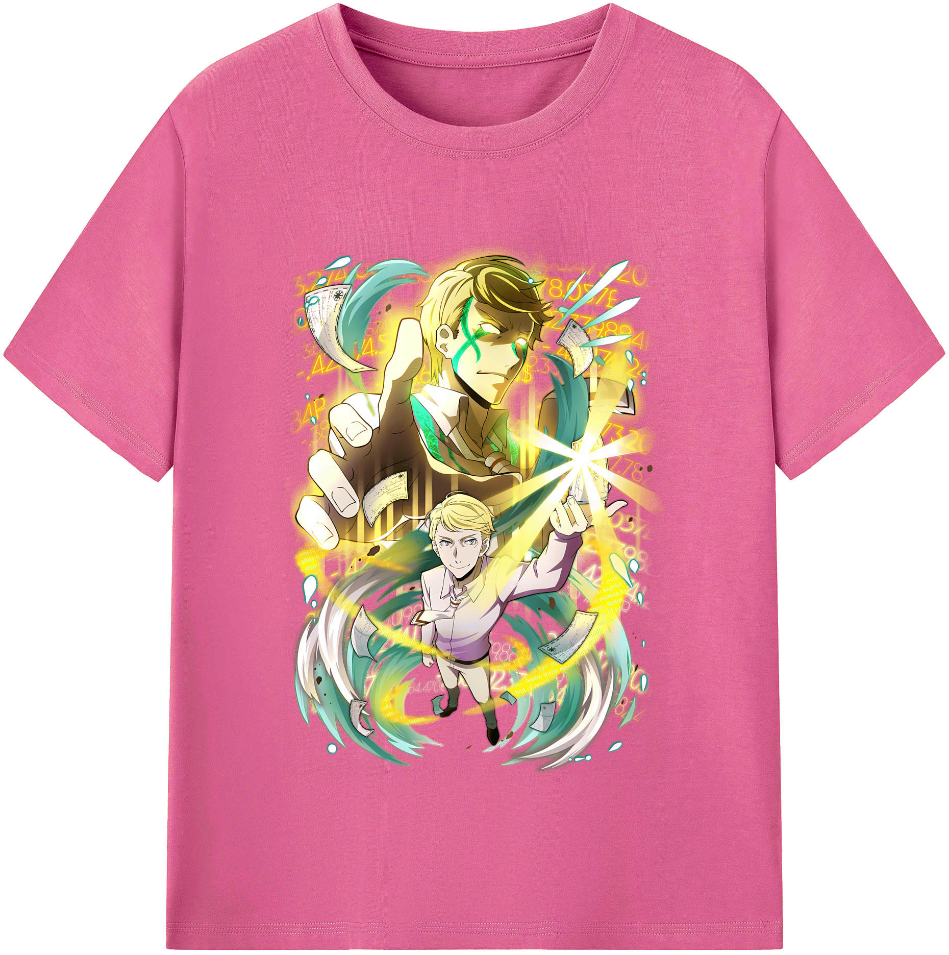 （画像用） 文豪ストレイドッグス Bungo Stray Dogs レディースカジュアルプリントTシャツ（綿100％）