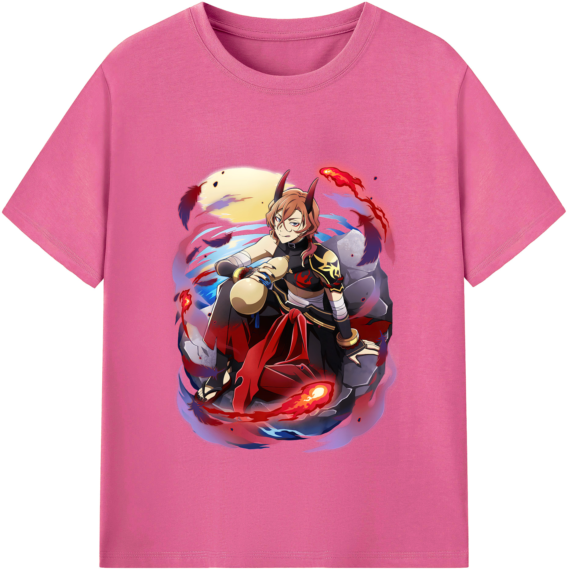 （画像用） 文豪ストレイドッグス Bungo Stray Dogs レディースカジュアルプリントTシャツ（綿100％）