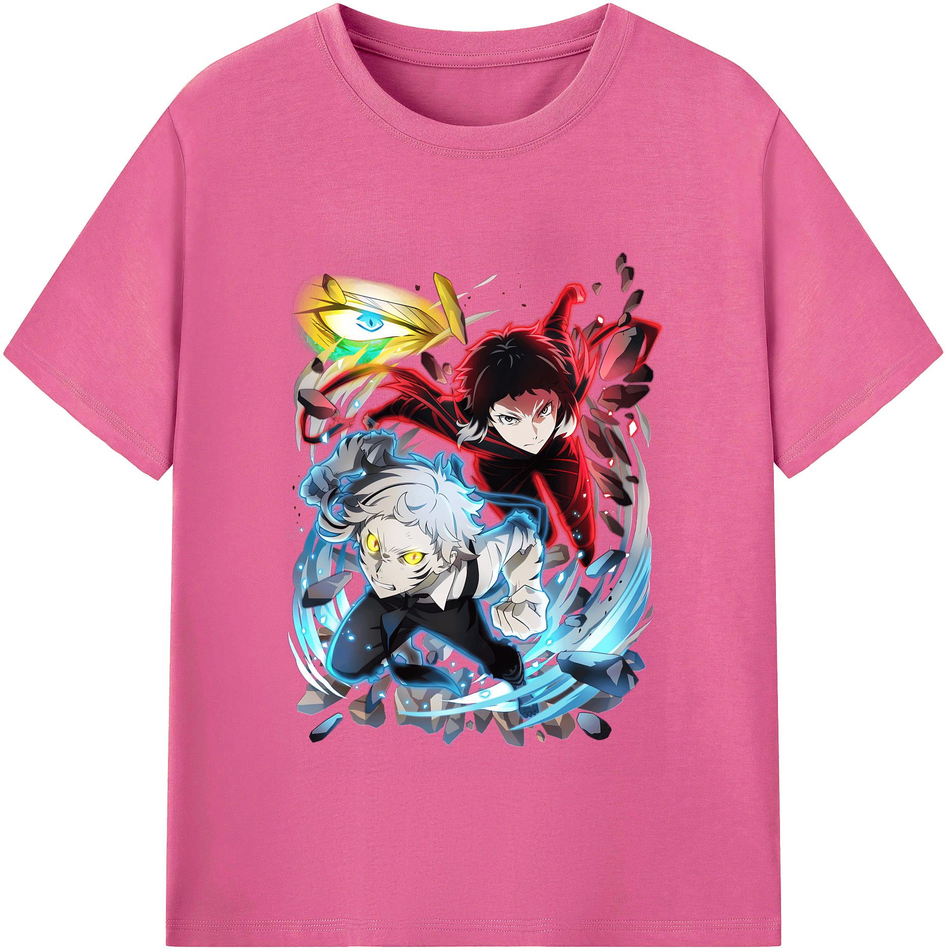 （画像用） 文豪ストレイドッグス Bungo Stray Dogs レディースカジュアルプリントTシャツ（綿100％）