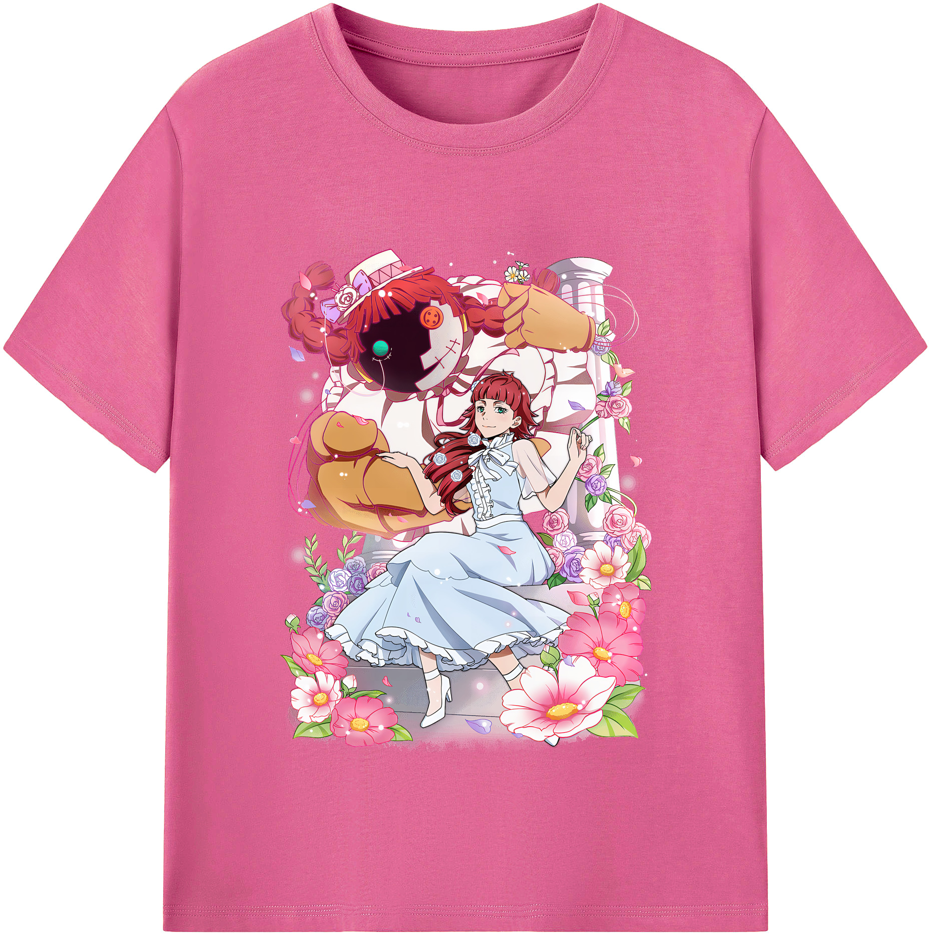（画像用） 文豪ストレイドッグス Bungo Stray Dogs レディースカジュアルプリントTシャツ（綿100％）