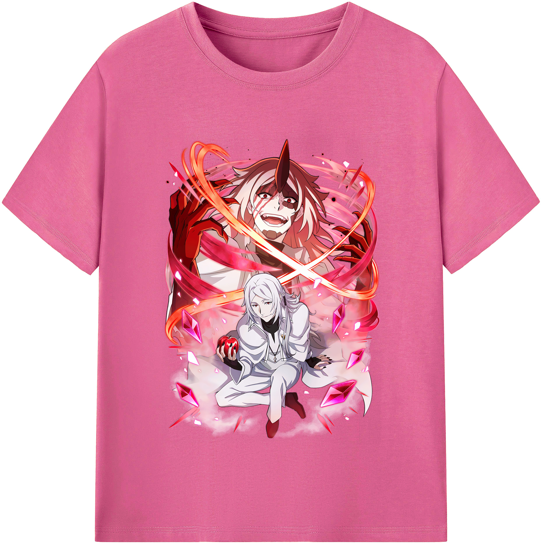 （画像用） 文豪ストレイドッグス Bungo Stray Dogs レディースカジュアルプリントTシャツ（綿100％）