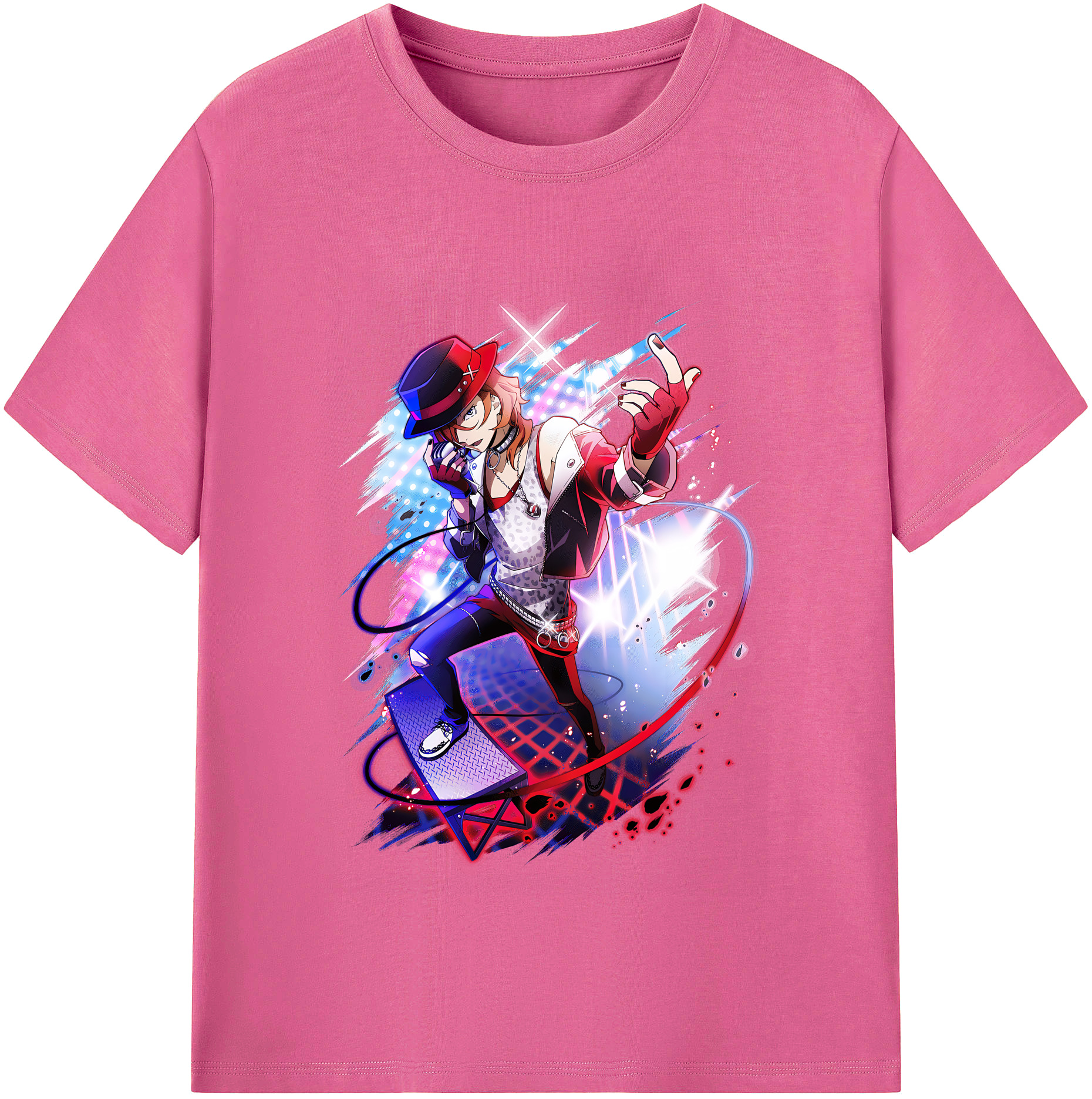 （画像用） 文豪ストレイドッグス Bungo Stray Dogs レディースカジュアルプリントTシャツ（綿100％）