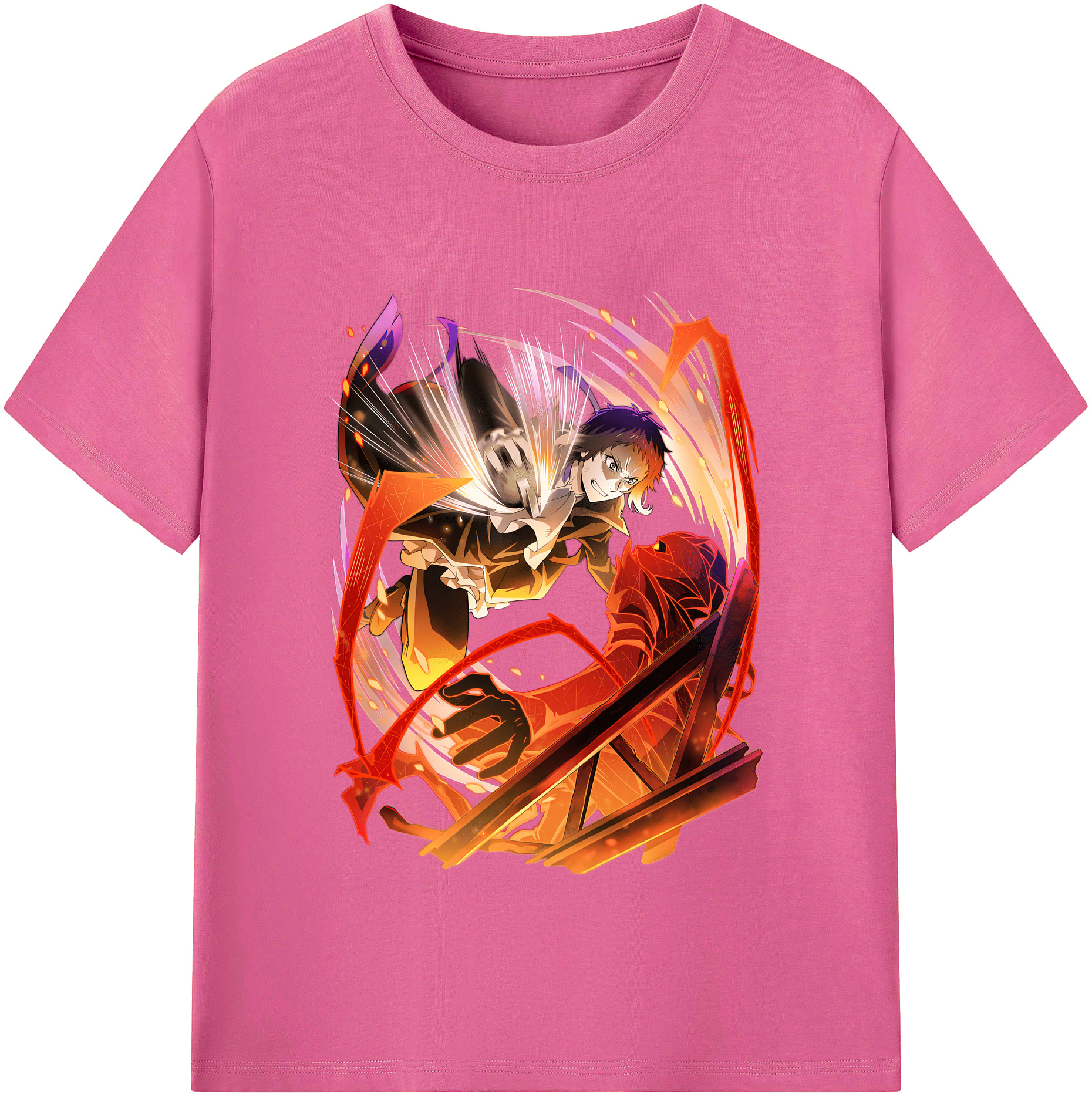 （画像用） 文豪ストレイドッグス Bungo Stray Dogs レディースカジュアルプリントTシャツ（綿100％）
