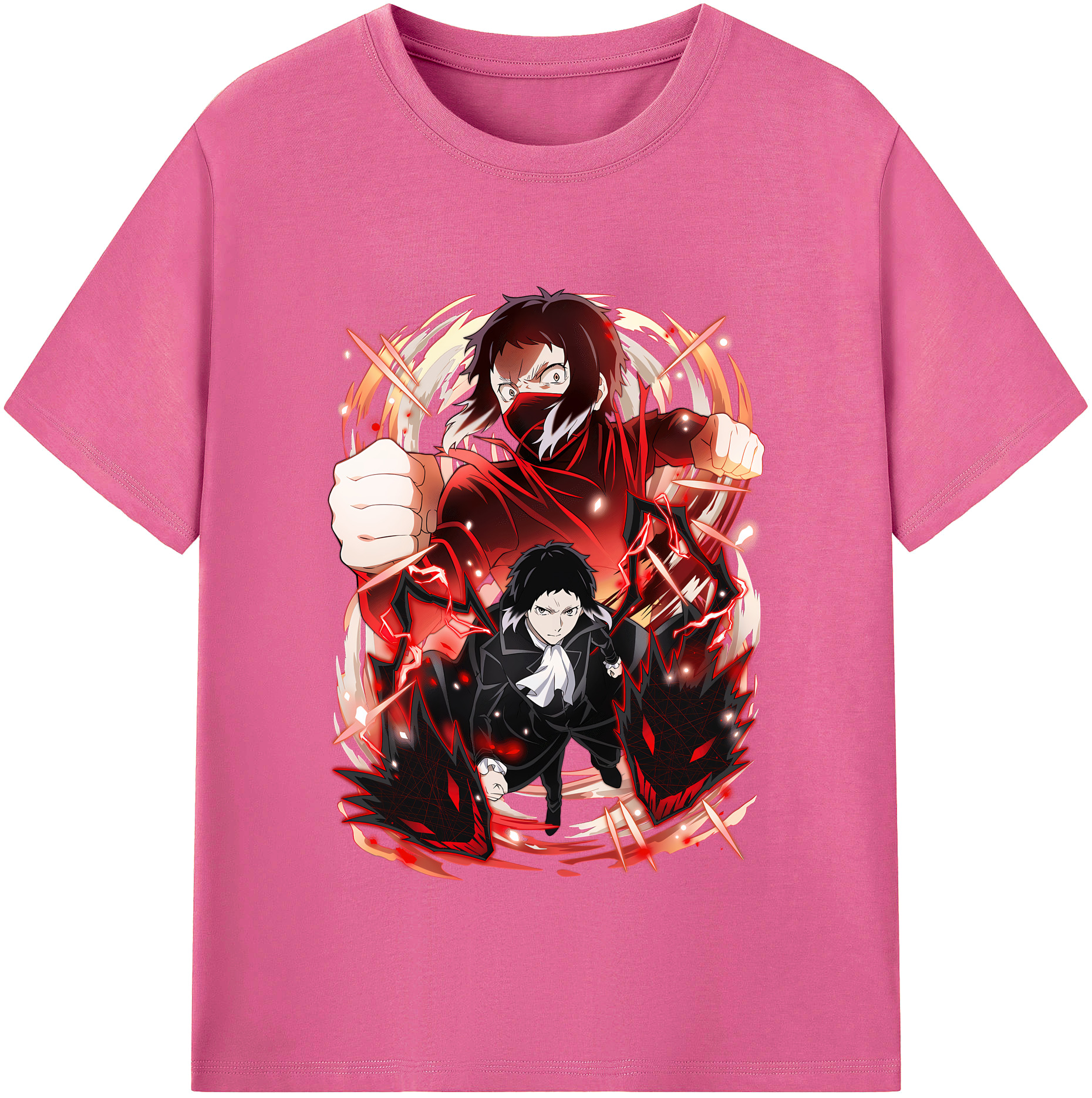 （画像用） 文豪ストレイドッグス Bungo Stray Dogs レディースカジュアルプリントTシャツ（綿100％）