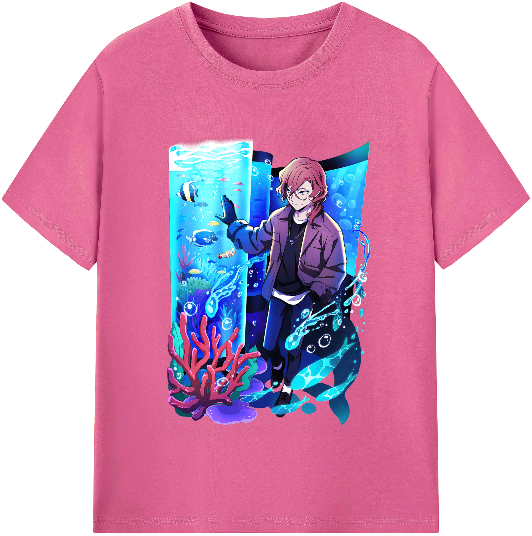 （画像用） 文豪ストレイドッグス Bungo Stray Dogs レディースカジュアルプリントTシャツ（綿100％）