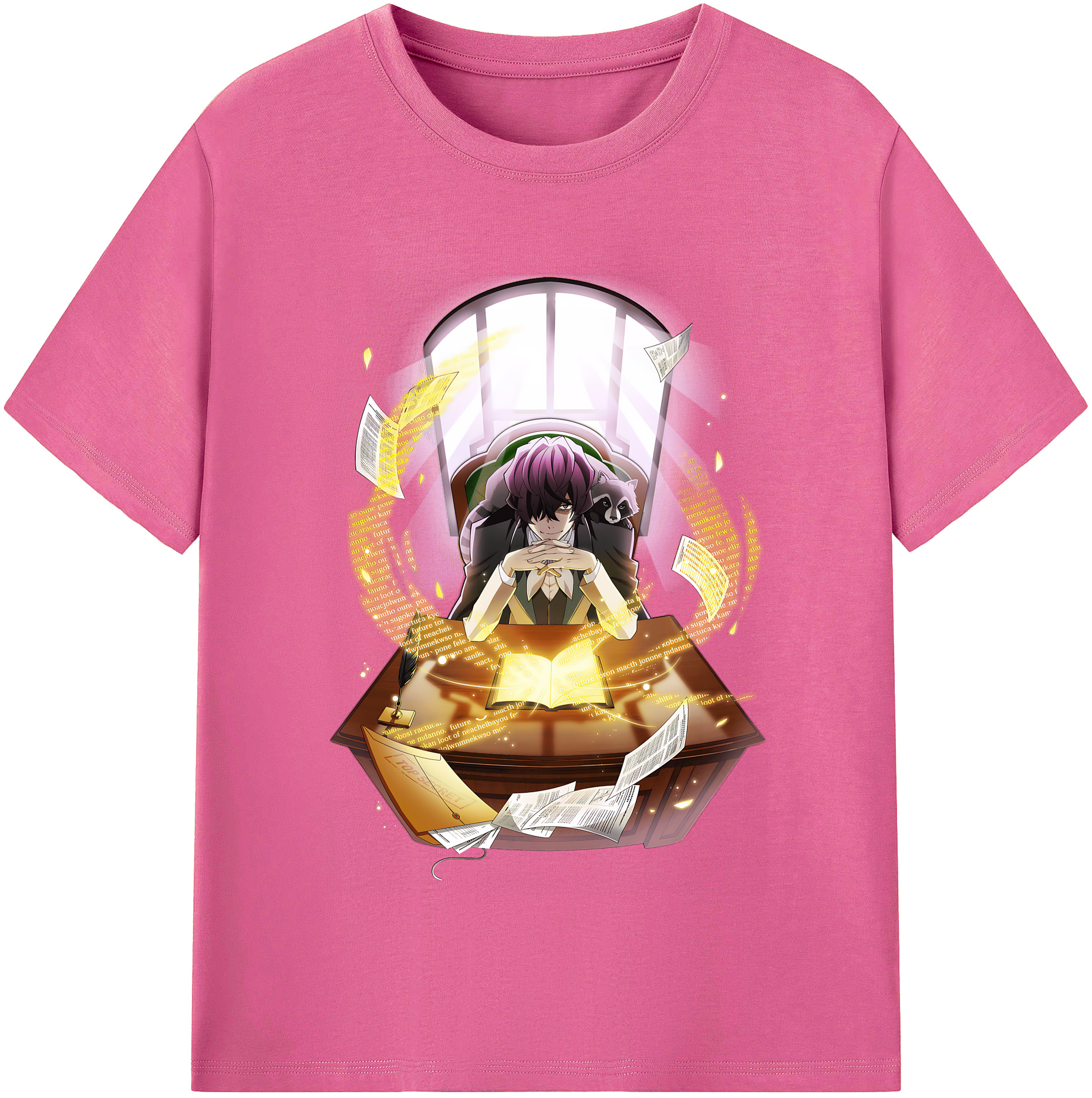 （画像用） 文豪ストレイドッグス Bungo Stray Dogs レディースカジュアルプリントTシャツ（綿100％）