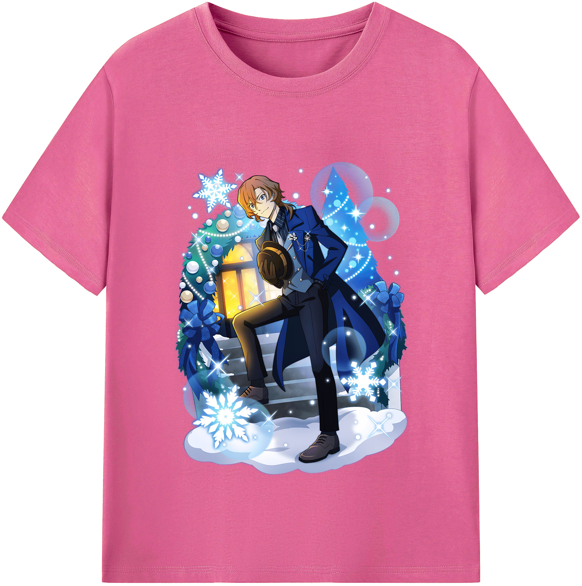 （画像用） 文豪ストレイドッグス Bungo Stray Dogs レディースカジュアルプリントTシャツ（綿100％）