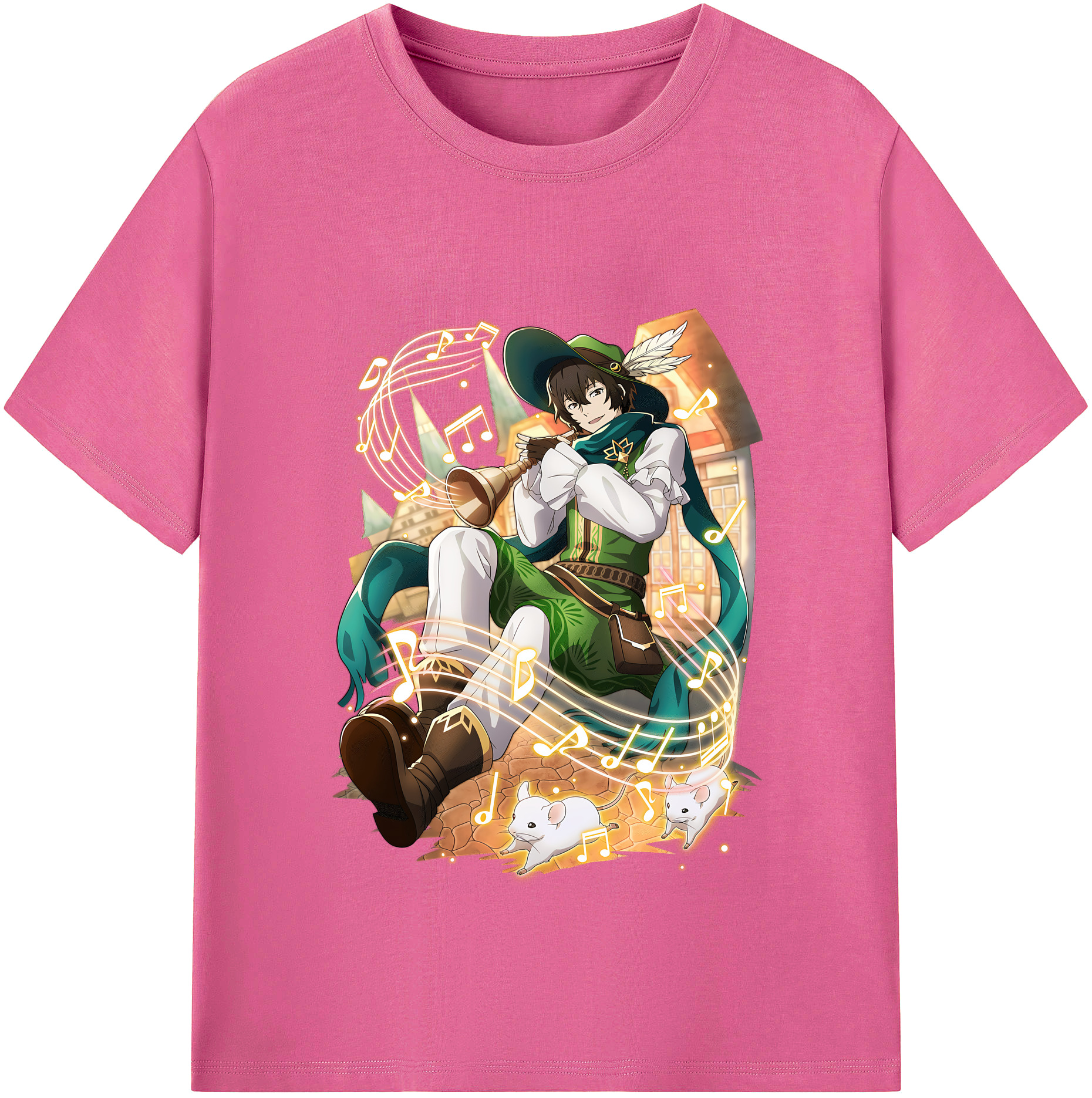 （画像用） 文豪ストレイドッグス Bungo Stray Dogs レディースカジュアルプリントTシャツ（綿100％）