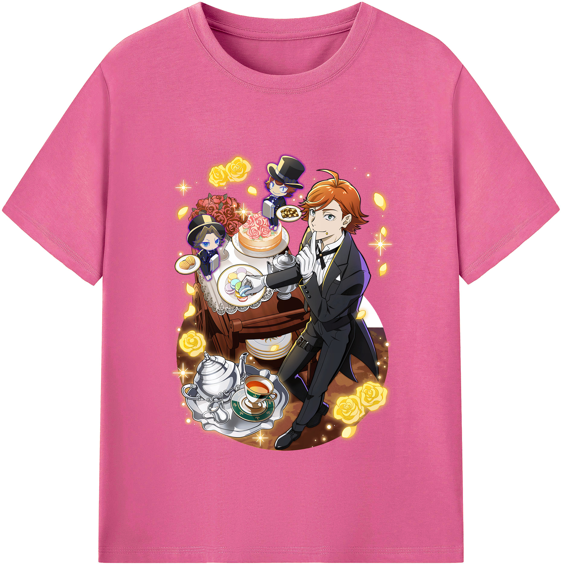 （画像用） 文豪ストレイドッグス Bungo Stray Dogs レディースカジュアルプリントTシャツ（綿100％）