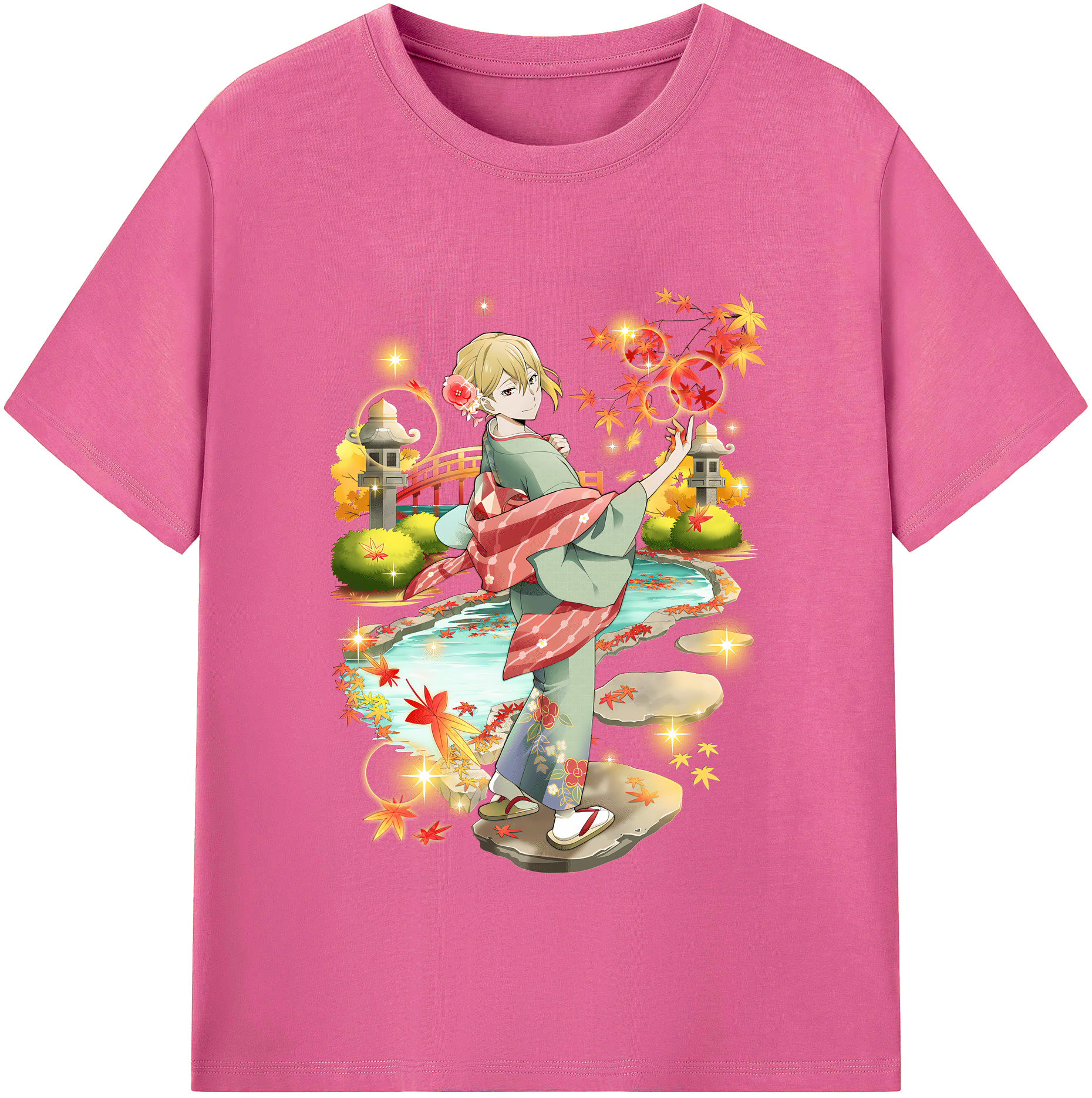 （画像用） 文豪ストレイドッグス Bungo Stray Dogs レディースカジュアルプリントTシャツ（綿100％）