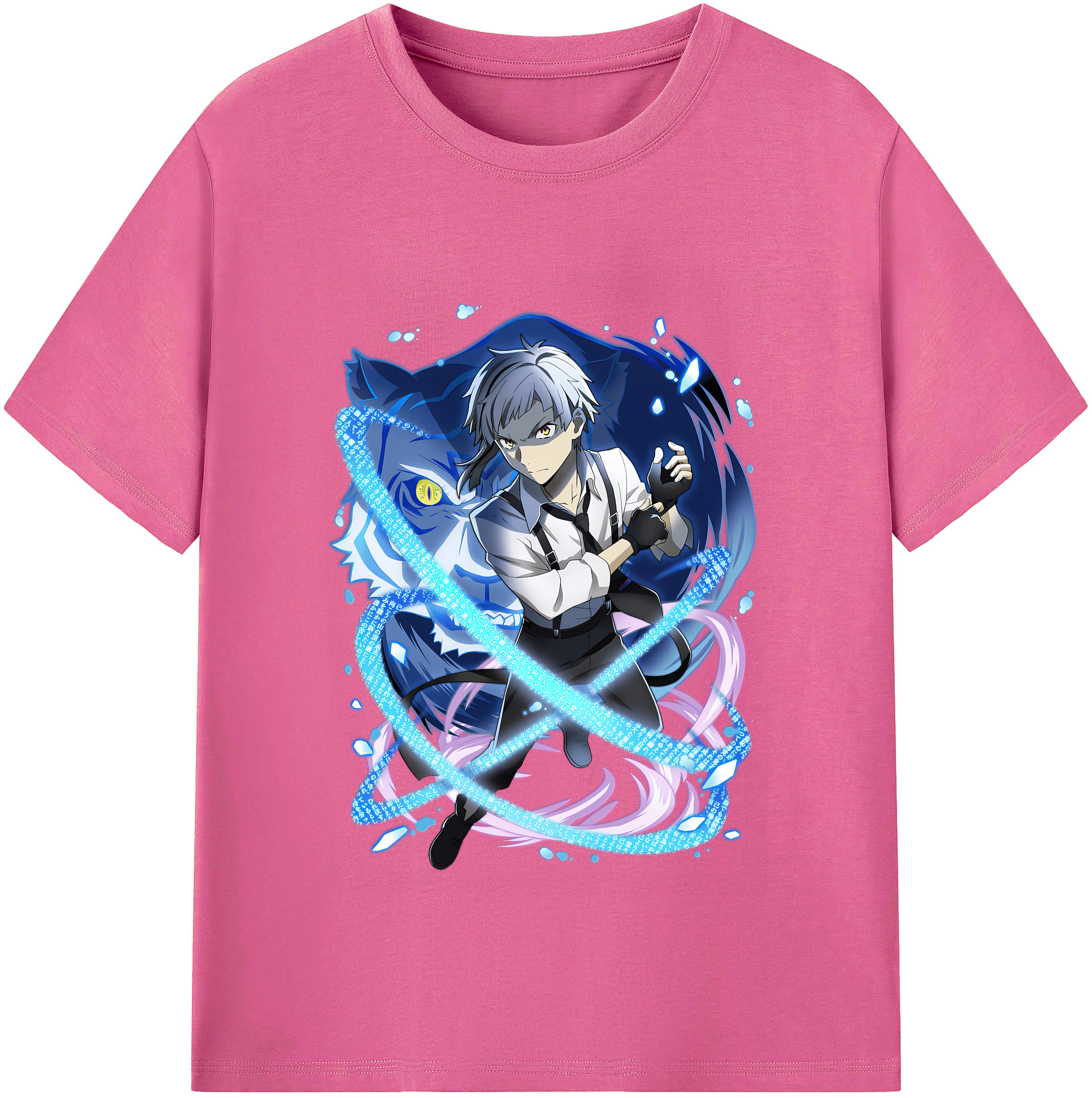 （画像用） 文豪ストレイドッグス Bungo Stray Dogs レディースカジュアルプリントTシャツ（綿100％）