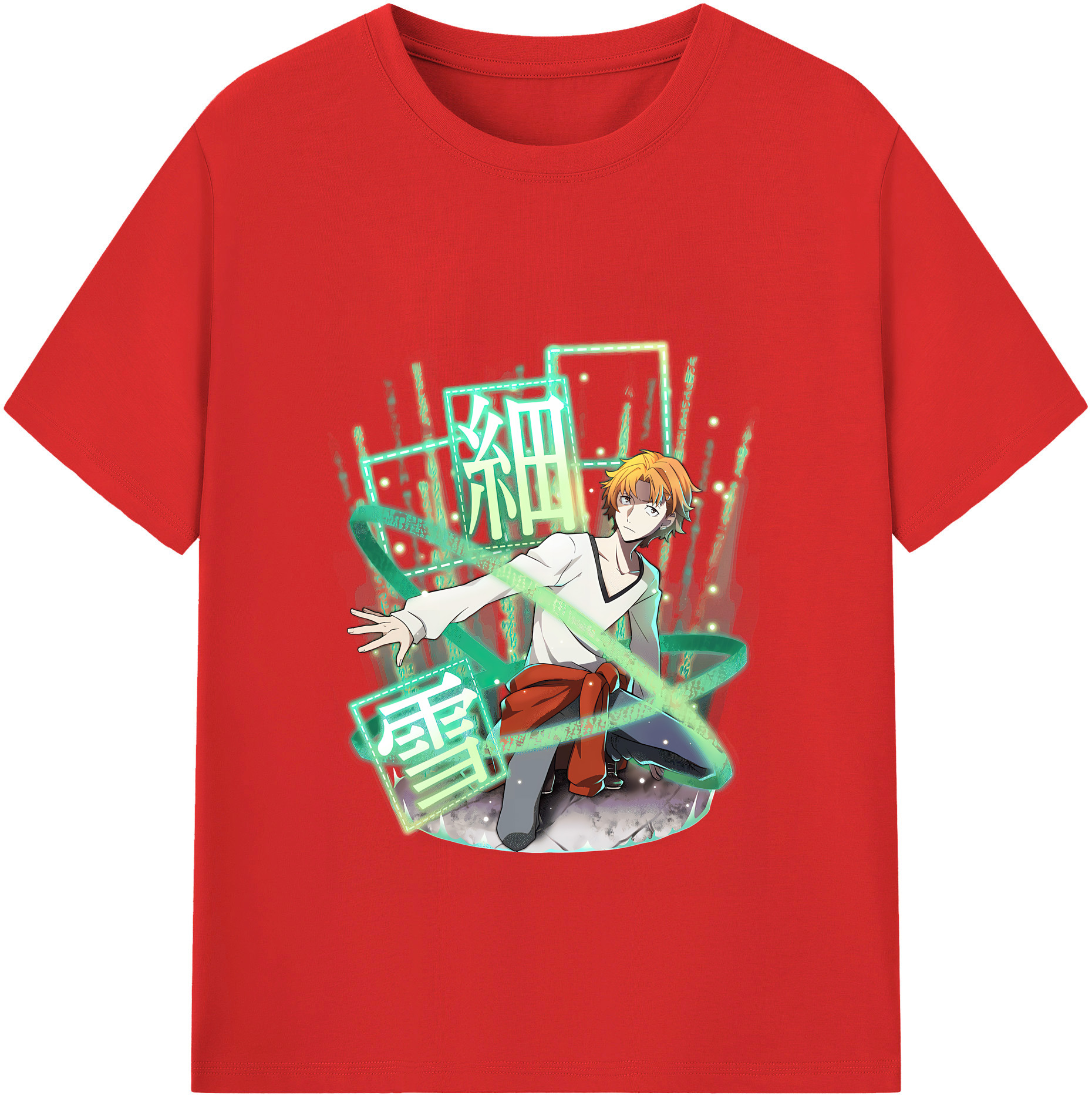 （画像用） 文豪ストレイドッグス Bungo Stray Dogs レディースカジュアルプリントTシャツ（綿100％）