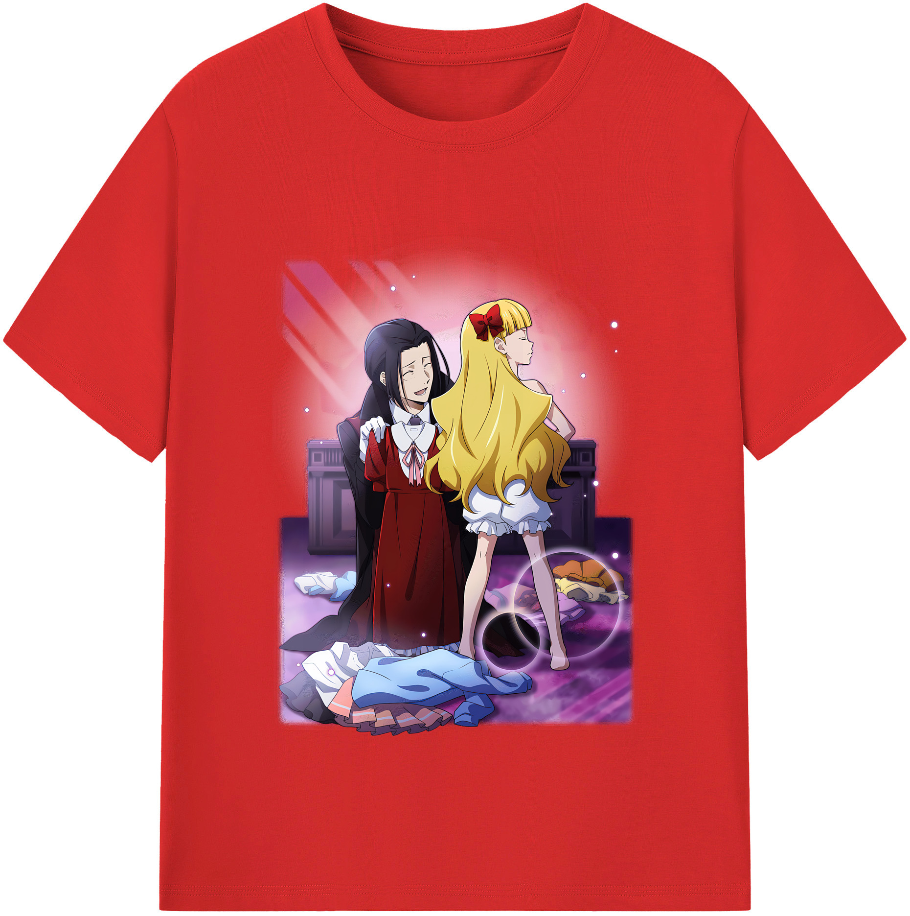 （画像用） 文豪ストレイドッグス Bungo Stray Dogs レディースカジュアルプリントTシャツ（綿100％）